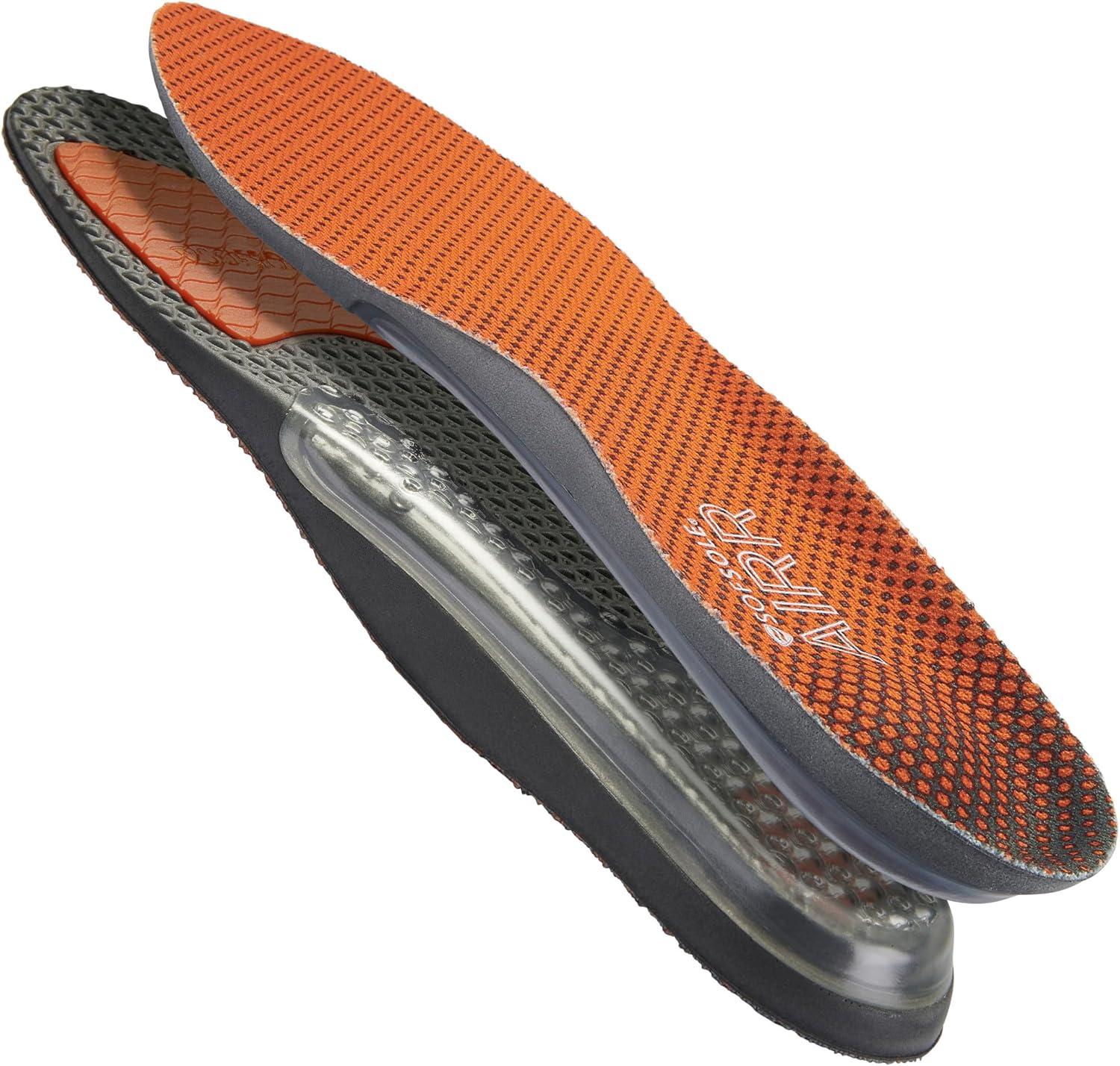 Sof Sole mens Airr Performance Full-length Insole, Orange, 9-10.5 US - Image 2