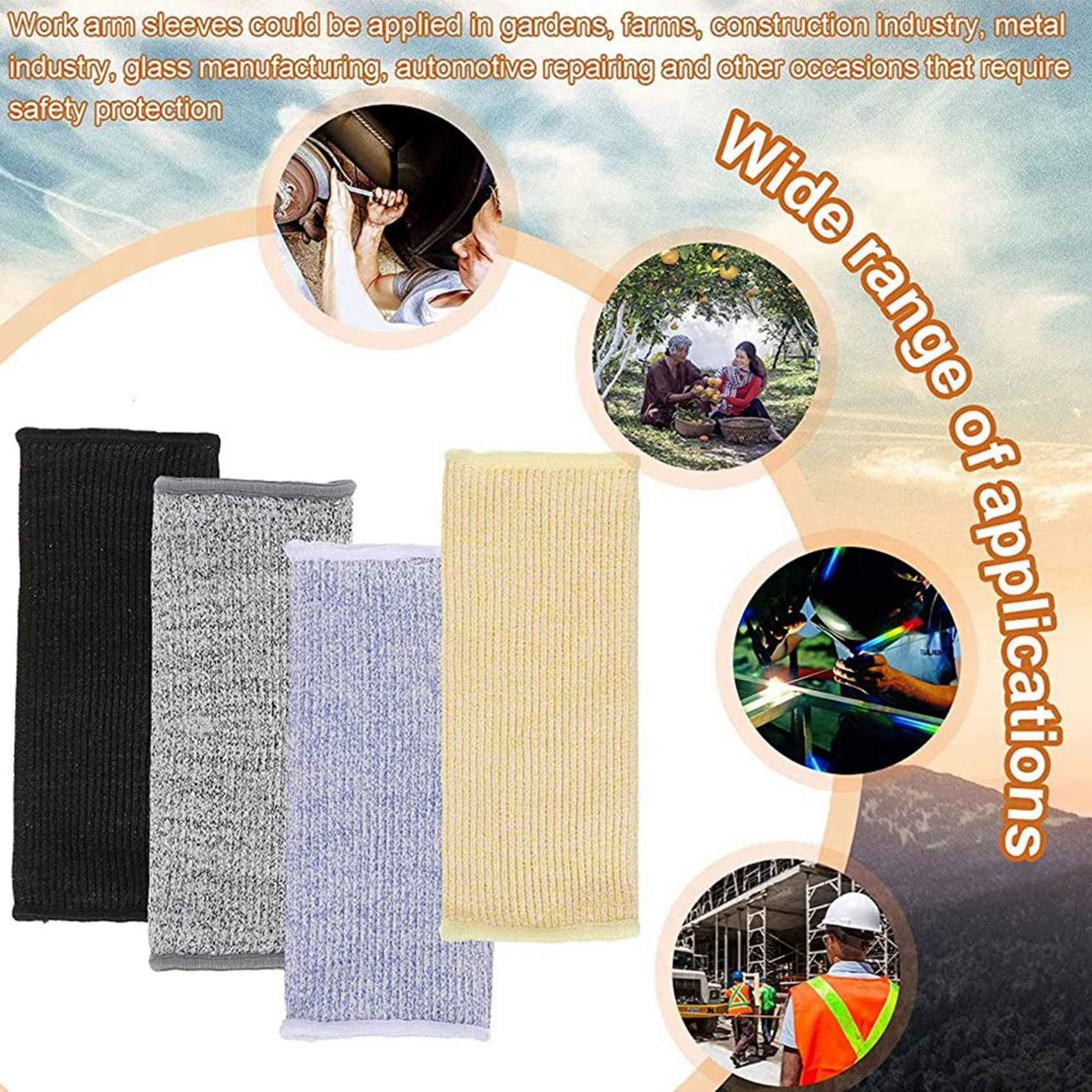 4 Pares Fundas Resistentes y Quemaduras Fundas Protectoras para Protectores de Antebrazo para Pieles Finas y Moretones