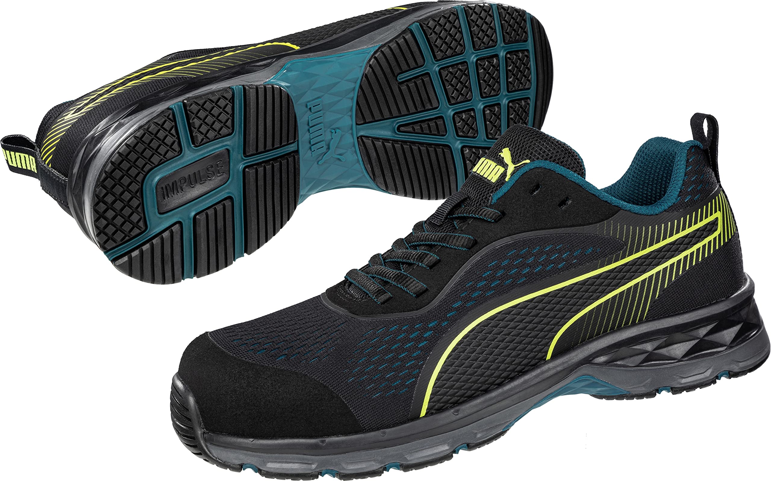 PUMA Safety Fuse Knit WNS Low Arbeitsschuh Sicherheitsschuh S1P ESD HRO SRC Fiberglaskappe Durchtrittschutz rutschfest metallfrei vegan Damen