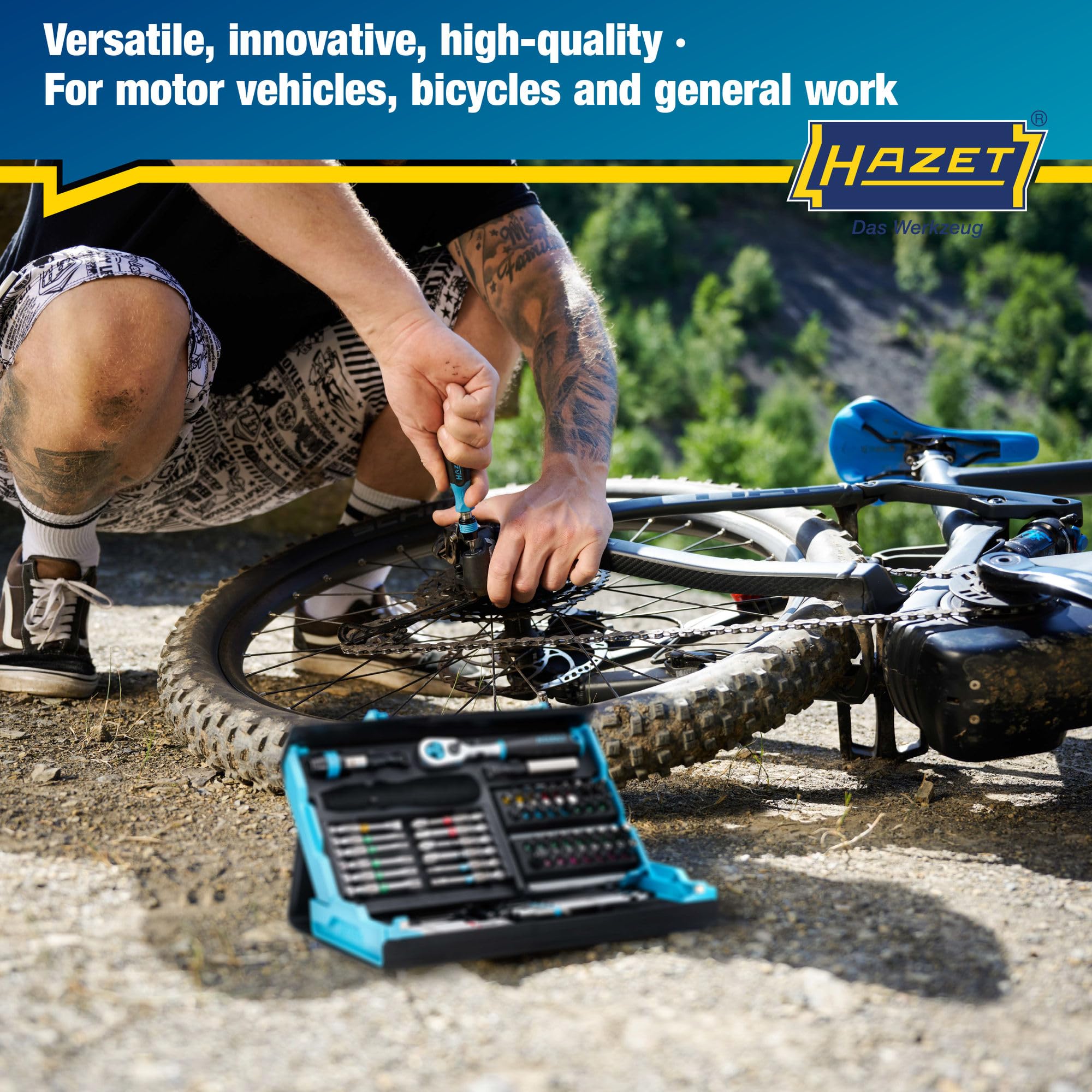 HAZET Smartcase Bit Set 2200SC-31 I 73-Piece Set, Drive: Hexagon