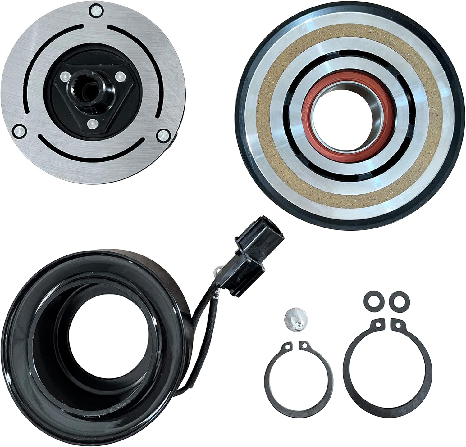 RYC New A/C Compressor Clutch AGH326-CL (Only Fits Hyundai Elantra 1.8L (After Production Date 03/29/2011) and Without Automatic Temperature Control (ATC))