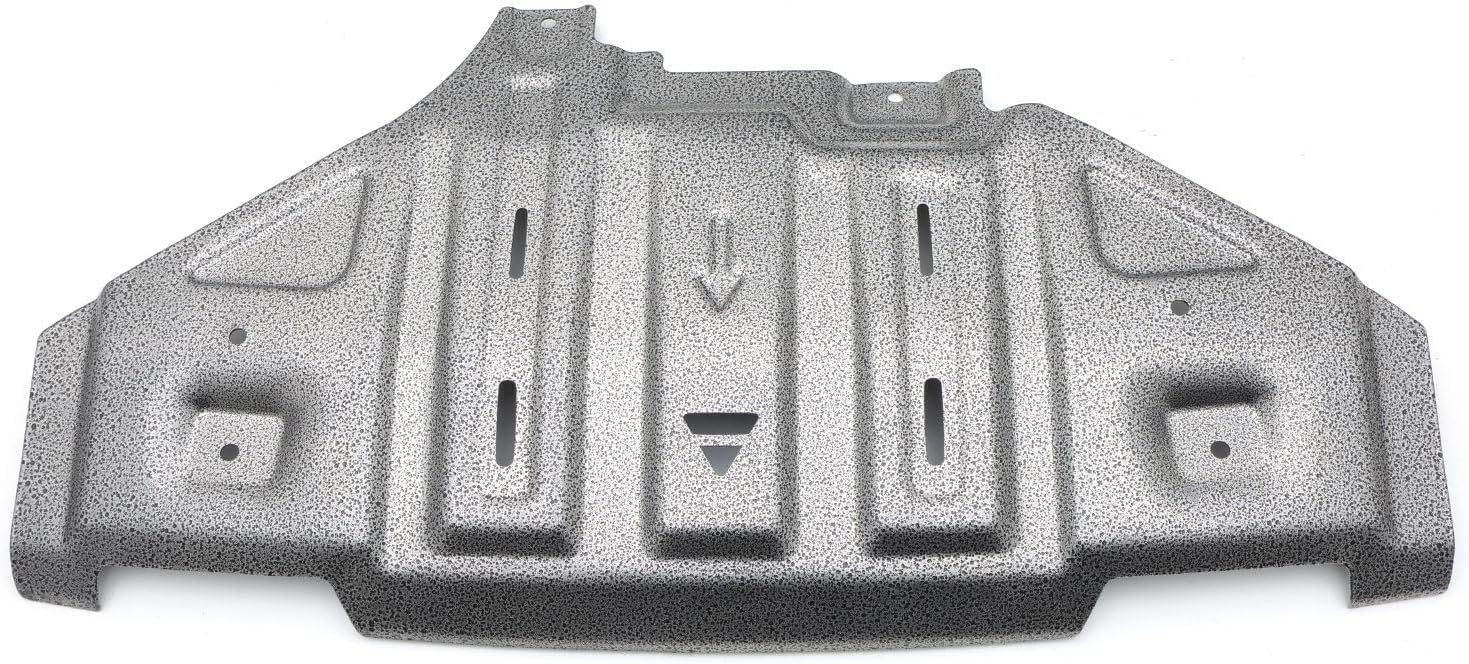 Predator4x4 Raptor Style Skid Plate Compatible with Ford Ranger T9 2023+ Speckled Silver Stainless Steel Bash Guard Underbody Protection Impact Shield Rust Coating