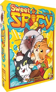 HeidelBAR Games | Sweet & Spicy | Card Game | The New & Even More Accessible Version of Spicy | A Bluff Card Game | 2 to 6 Players, Age 8+, 15 Min
