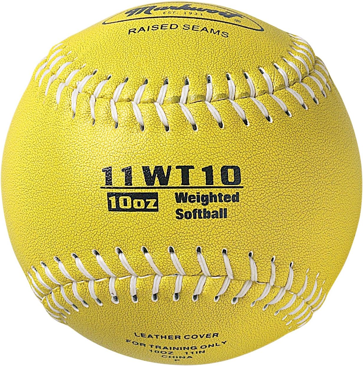 Markwort Color Coded Weighted 11Inch Softball (10Ounce, Olive