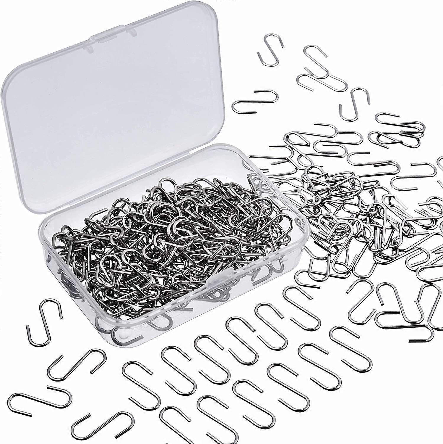 Joyhappst Image Color 150 Pieces Mini S Hooks Connectors Metal S Shape Hook Hangers With Diy Crafts Storage