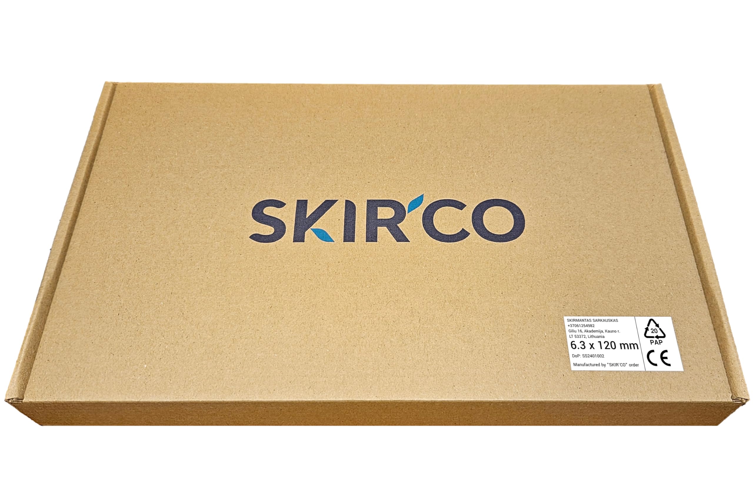 SKIR'CO (50 pièces) Vis à toiture zinguées 6,3 x 120 mm, tête hexagonale, vis autoperceuses DIN 7504-K avec rondelles d'étanchéité EPDM