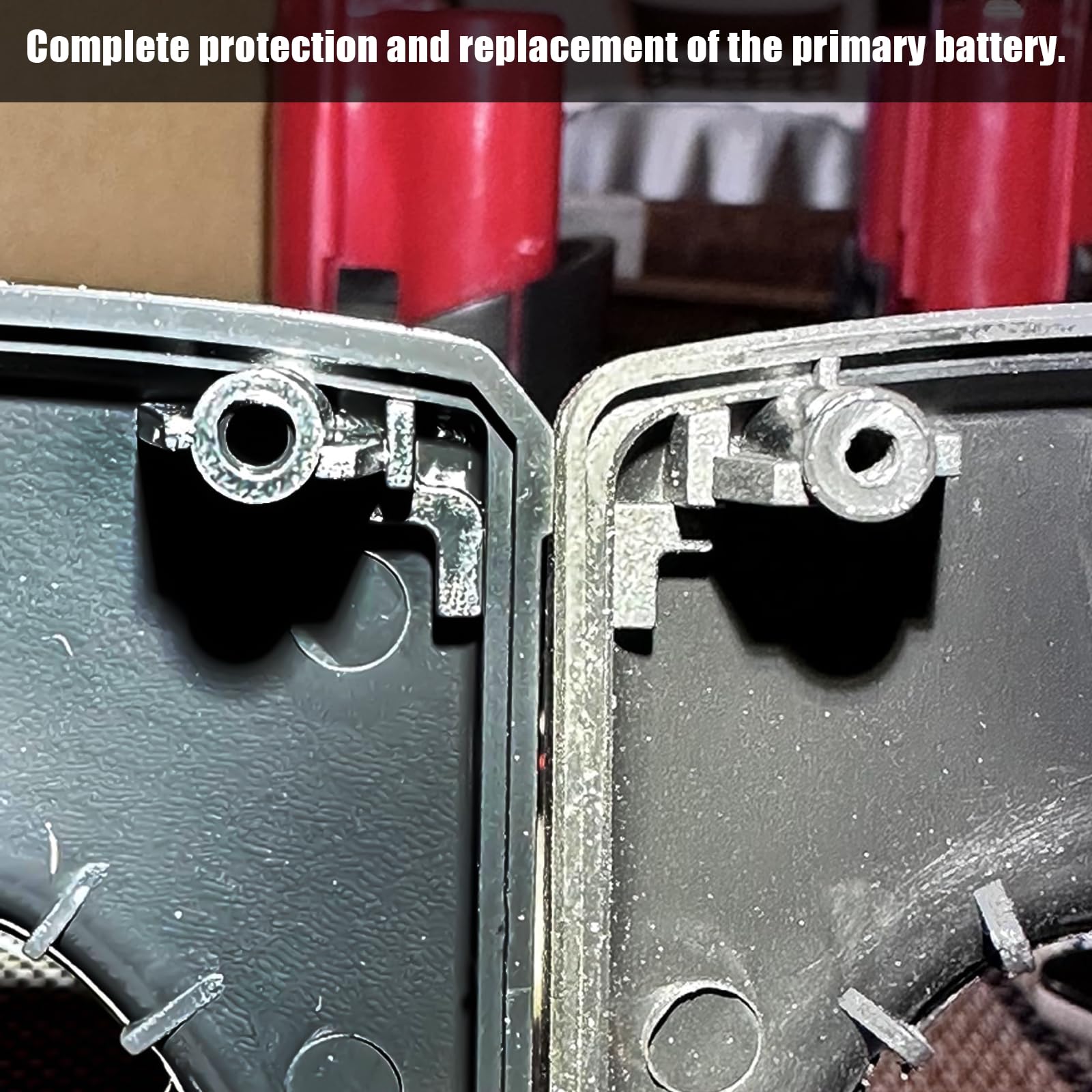 Sostituzione della custodia della batteria M12,4Pcs M12 Battery Cover,Kit di riparazione di plastica della cassa della batteria 12V 3.0Ah 6.0Ah 9.0Ah(Nessuna batteria inclusa)