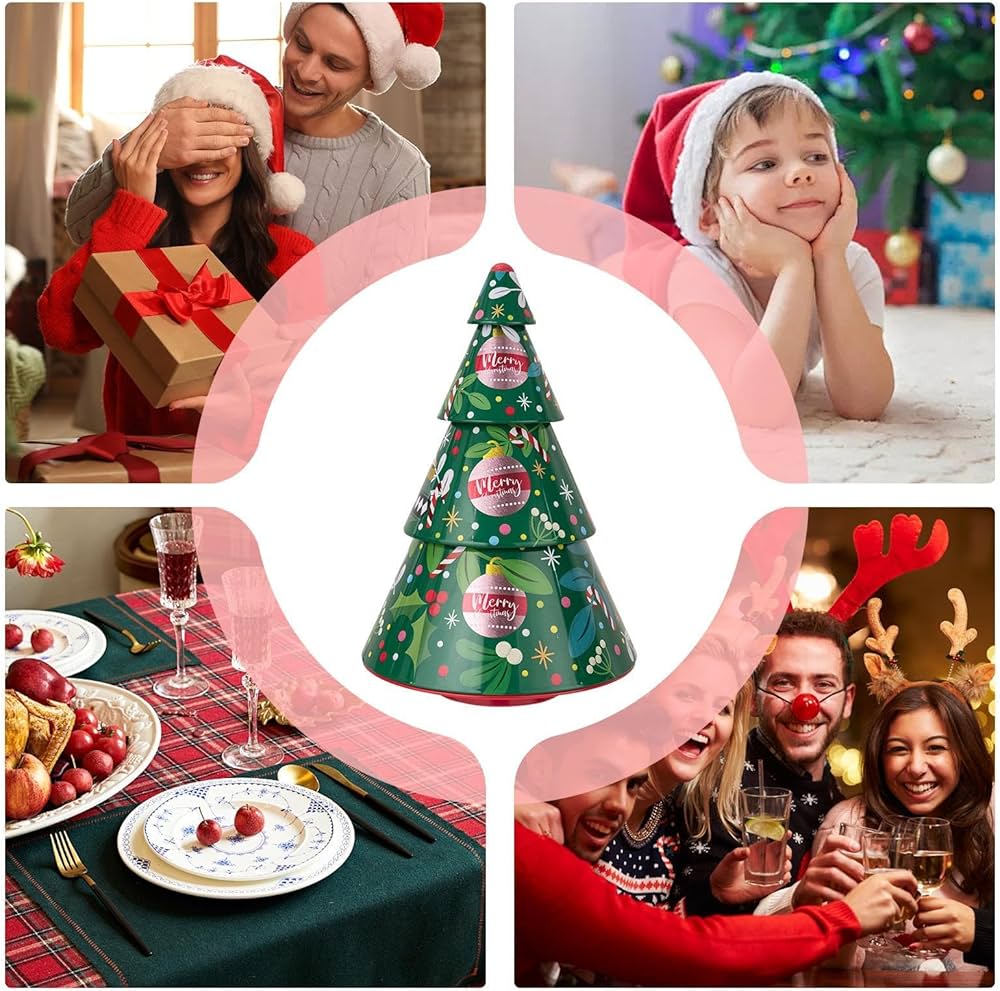 Amazon.co.jp: クリスマスツリー型のクッキージャー、お祝いの Amazon.co.jp: クリスマスツリー型のクッキージャー、お祝いの