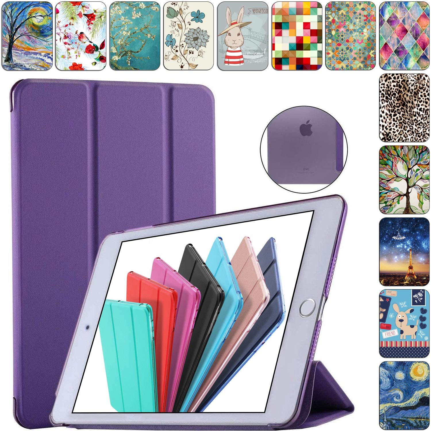 DuraSafe Cases for iPad PRO 12.9 Inch 1 Gen - 2015 [ A1584 A1652 ] Smart Cover - Purple (UltraSlim) (B07YCCP4NY) Amazon Price History, Amazon Price Tracker
