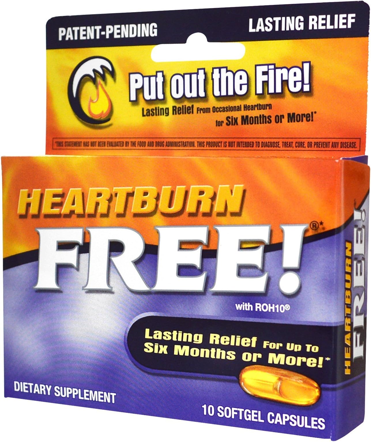 Enzymatic Therapy - Heartburn Free® 1000 mg 10 gels (Pack of 2)