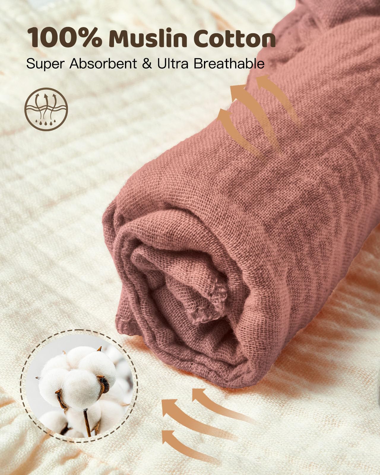 Lictin Bavaglini Neonato-Bavaglini Bambini,set di 8 bavaglini a bandana, 100% cotone, bavaglini morbidi per bambini, adatti per la dentizione dei bambini da 0 a 24 mesi