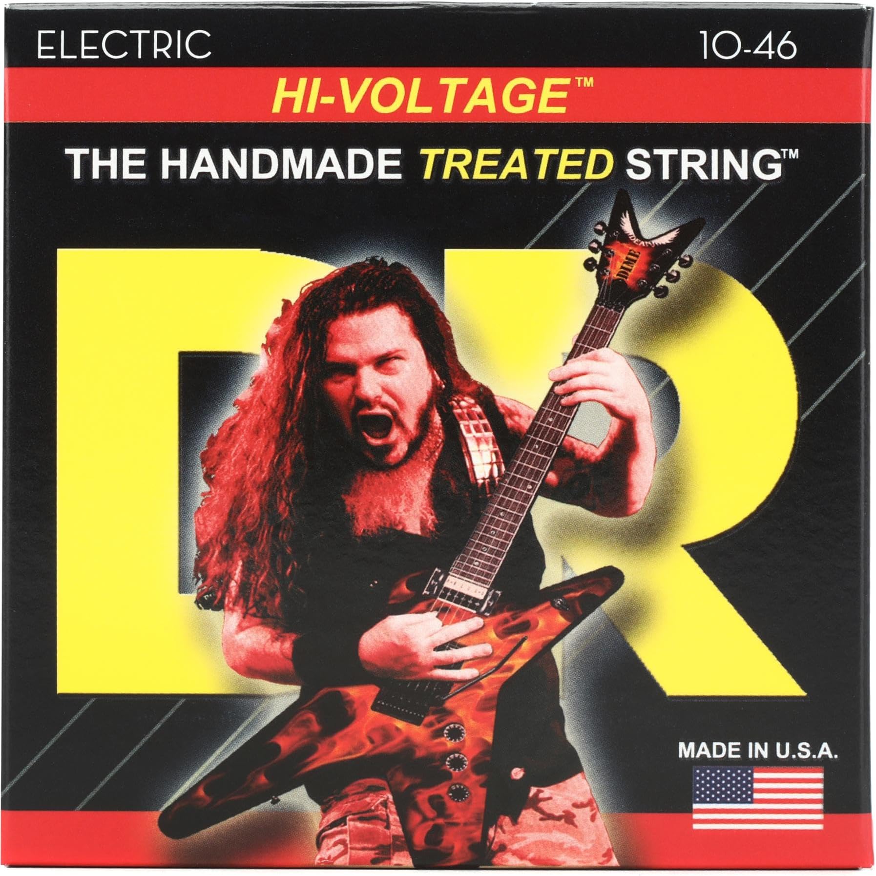 DR Strings DBG-10 Hi-Voltage Dimebag Darrell Signature Electric Guitar Strings - .010-.046
