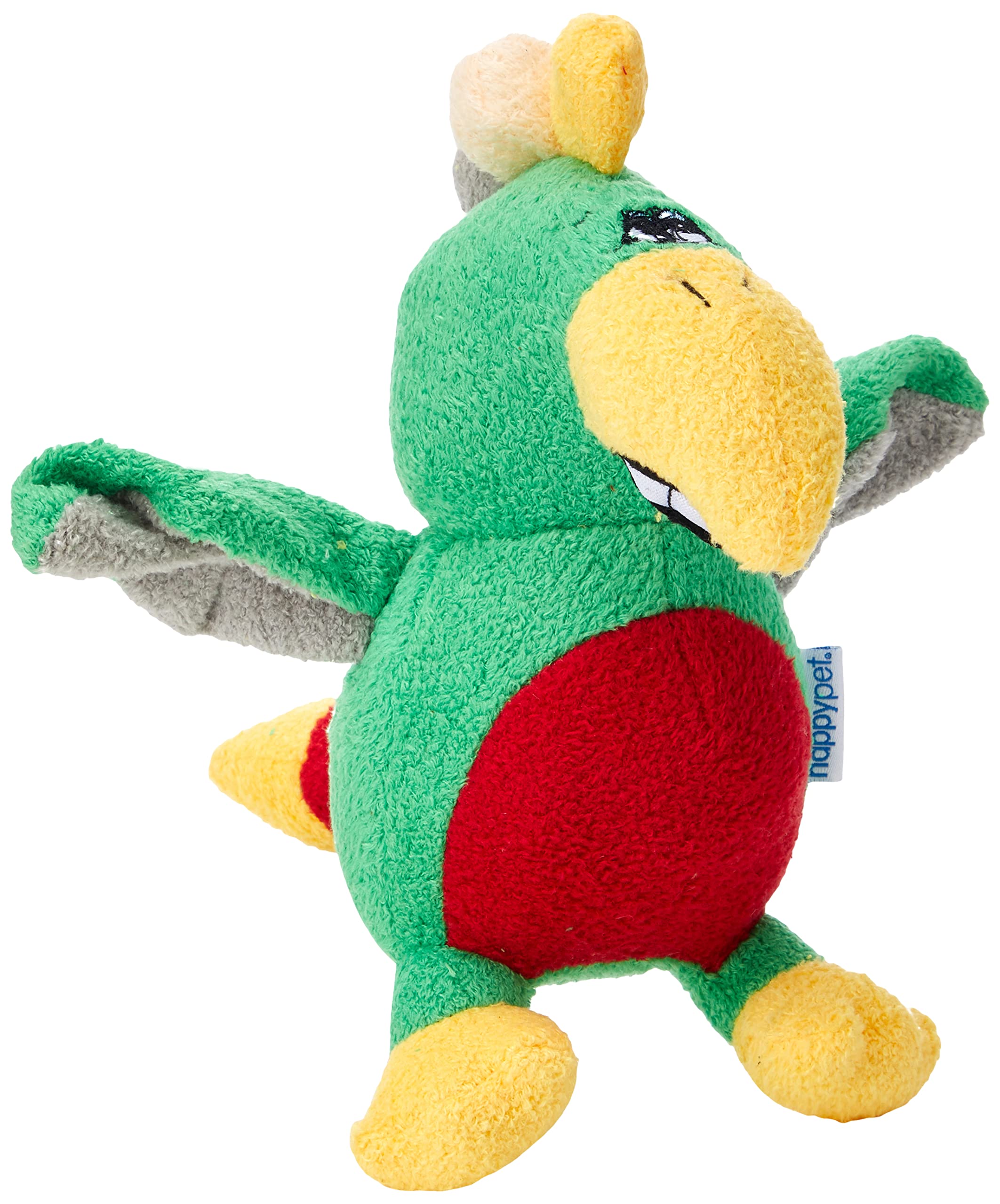Happy Pet Mad About Pet Beamer Parrot Plush Dog Toy Soft Stuffed Animal Character Huggable Comfortable Companion Enjoyable for Pets