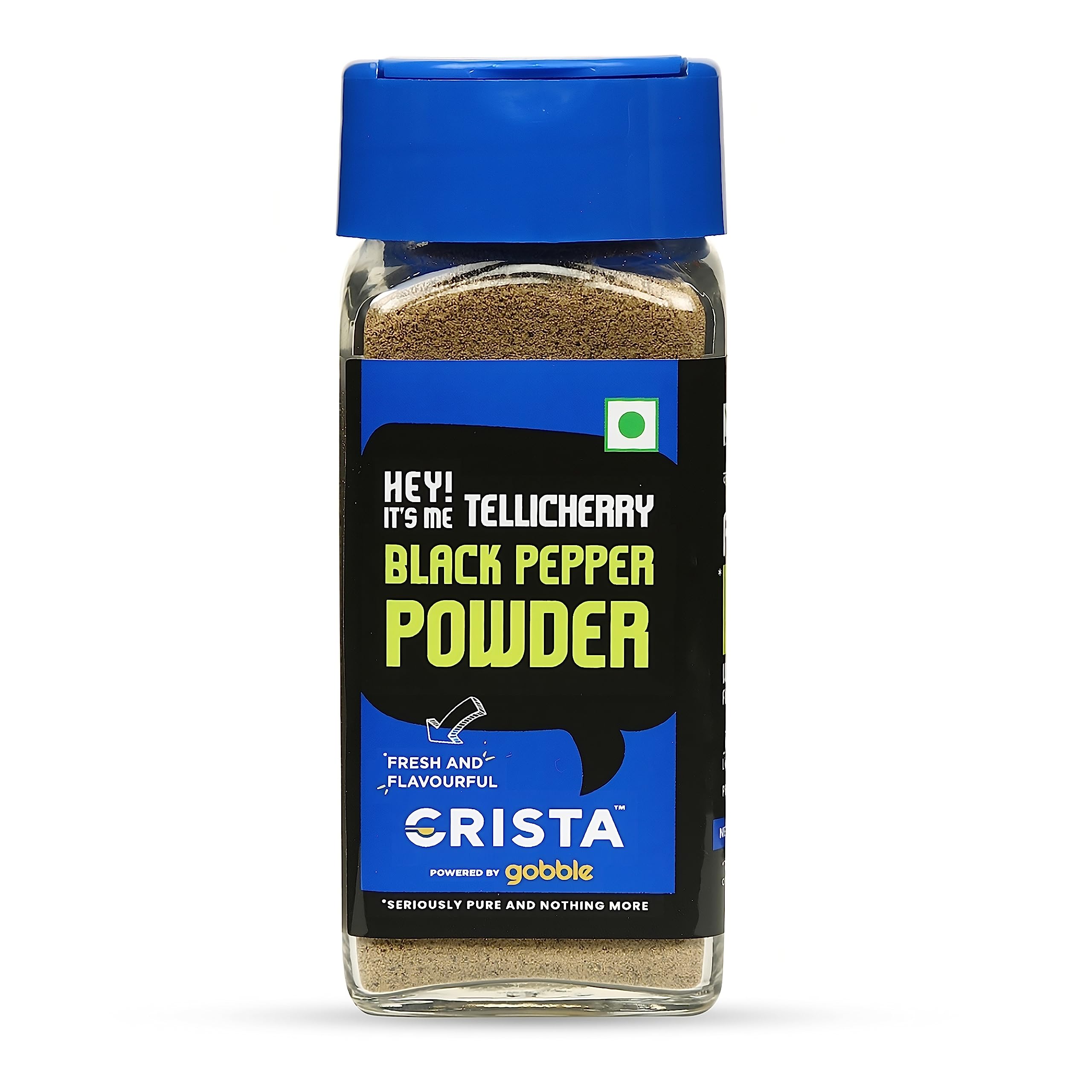 CRISTA Tellicherry Black Pepper Powder | Sun-dried | Zero added Colours, Fillers, Additives & Preservatives | High Volatile Oil Content | Natural | 50 gms (B09Z6Q1MNJ) Amazon Price History, Amazon Price Tracker