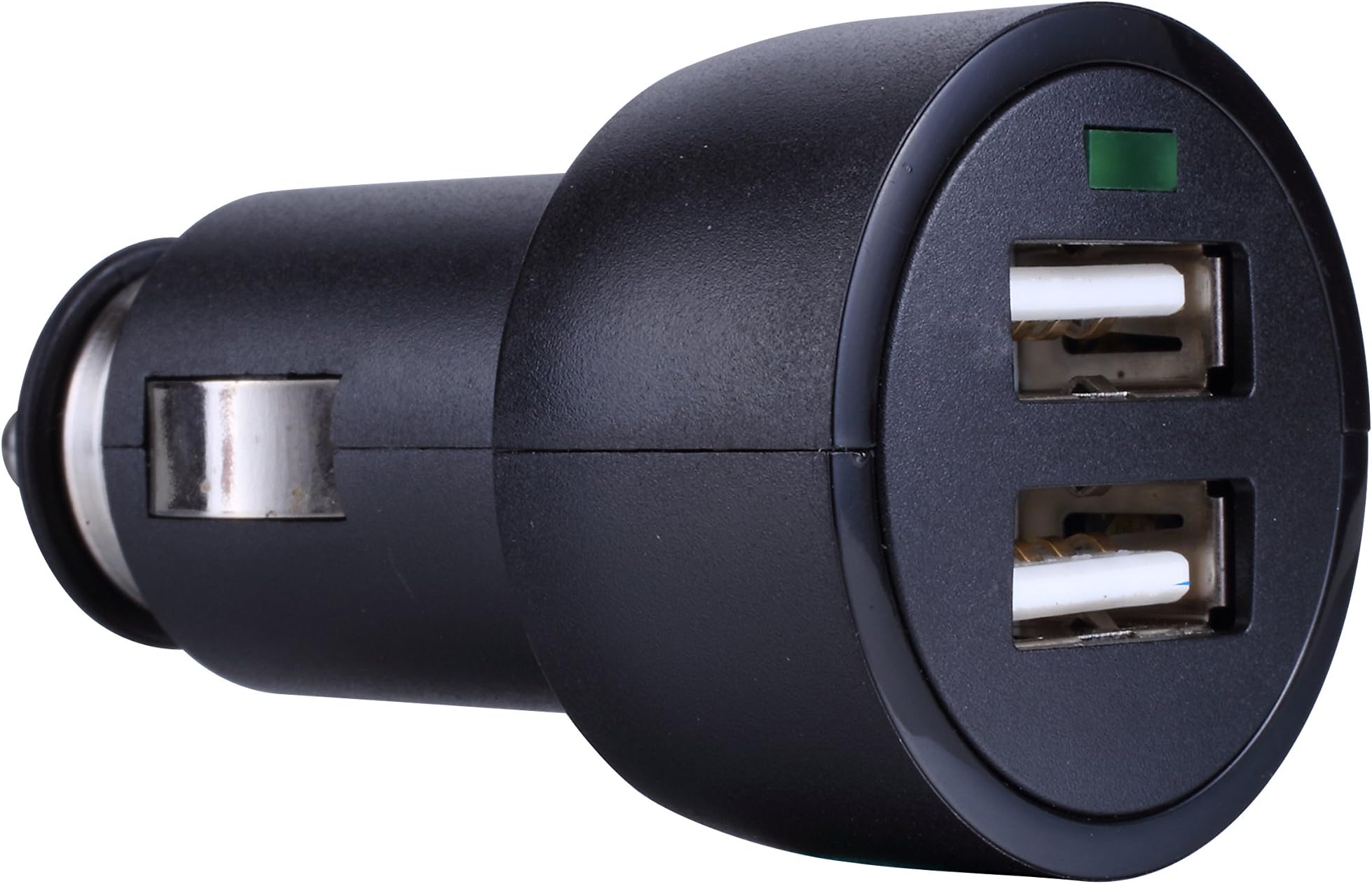 MITSUGAWA CE approved 3.1A 15.5W High Output Dual USB Car Charger Heavy Duty Ouput Support iPad, iPhone , HTC EVO, LG, Samsung, BlackBerry Moblie Phones-CA5536 -White box packaging
