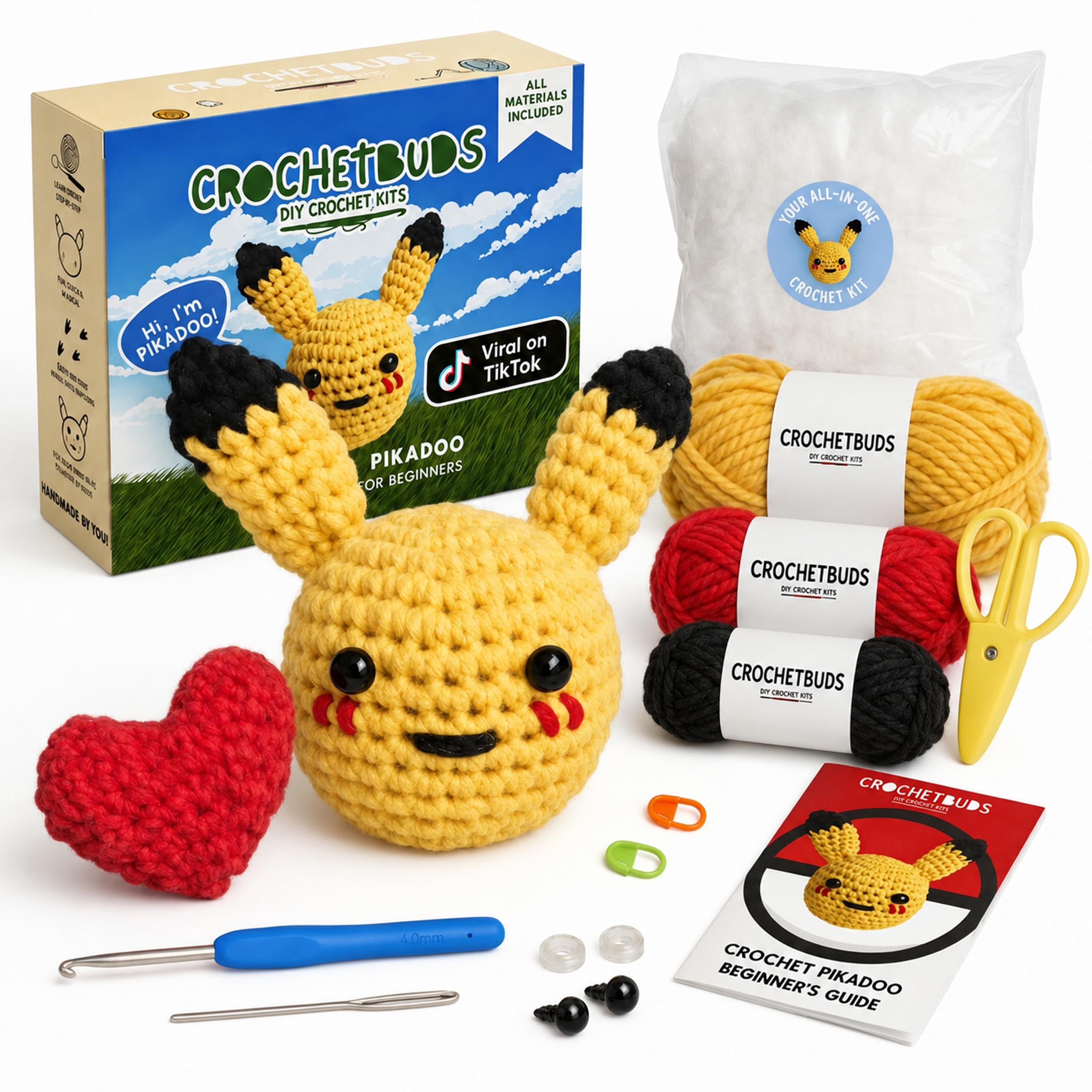 DIY Pika-Doo Crochet Kit - Beginner Amigurumi -1