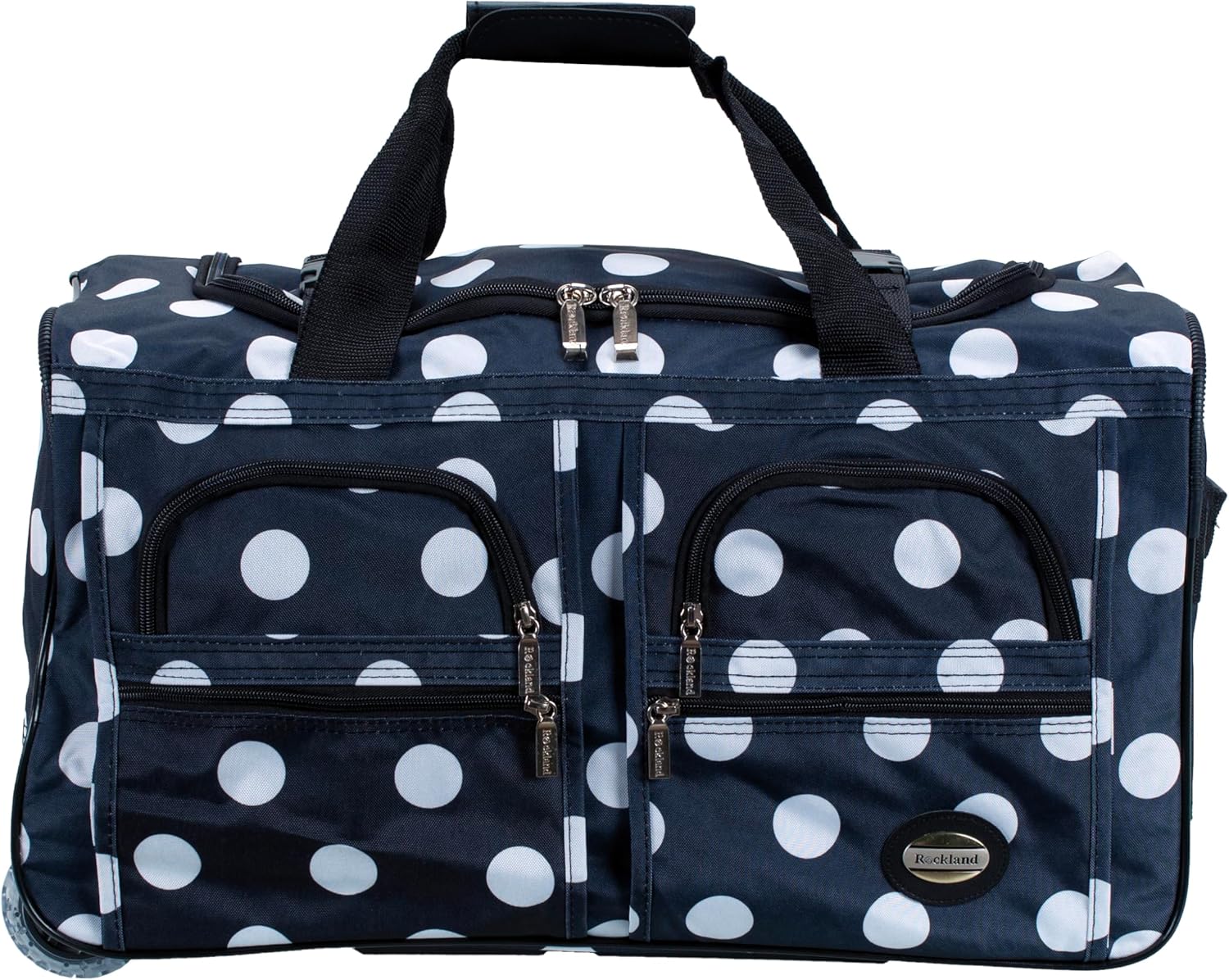 Rockland Rolling Duffel Bag, BLACKDOT, 22" - Image 2