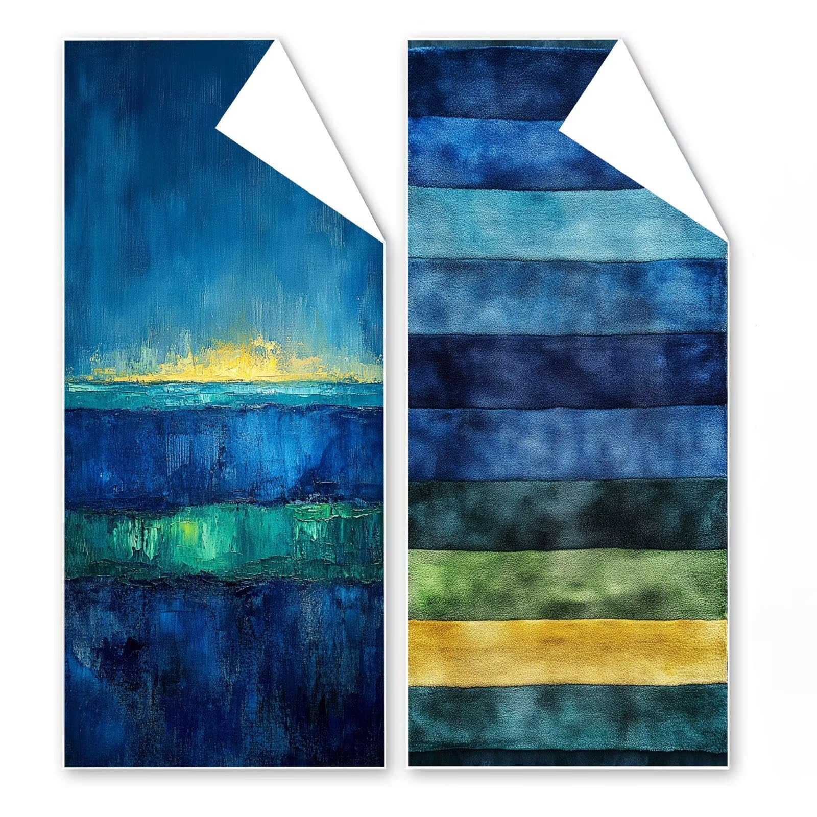 Telo Mare Microfibra 90x180 cm Telo Mare Grande, Asciugamano Palestra Assorbente Asciugatura Rapida, Asciugamano Mare Antisabbi Stuoia Spiaggia per Piscina, Campeggio, Viaggio - Blu Nordico G1-342