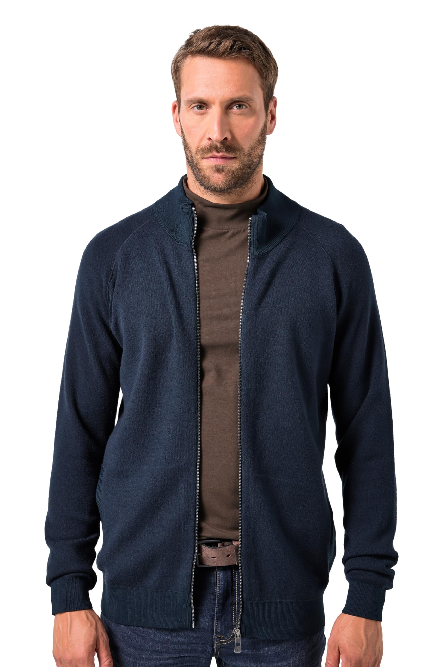 JP 1880 Herren große Größen Übergrößen Menswear L-8XL Strickjacke, Nachhaltigkeit, recycelte Materialien 843130