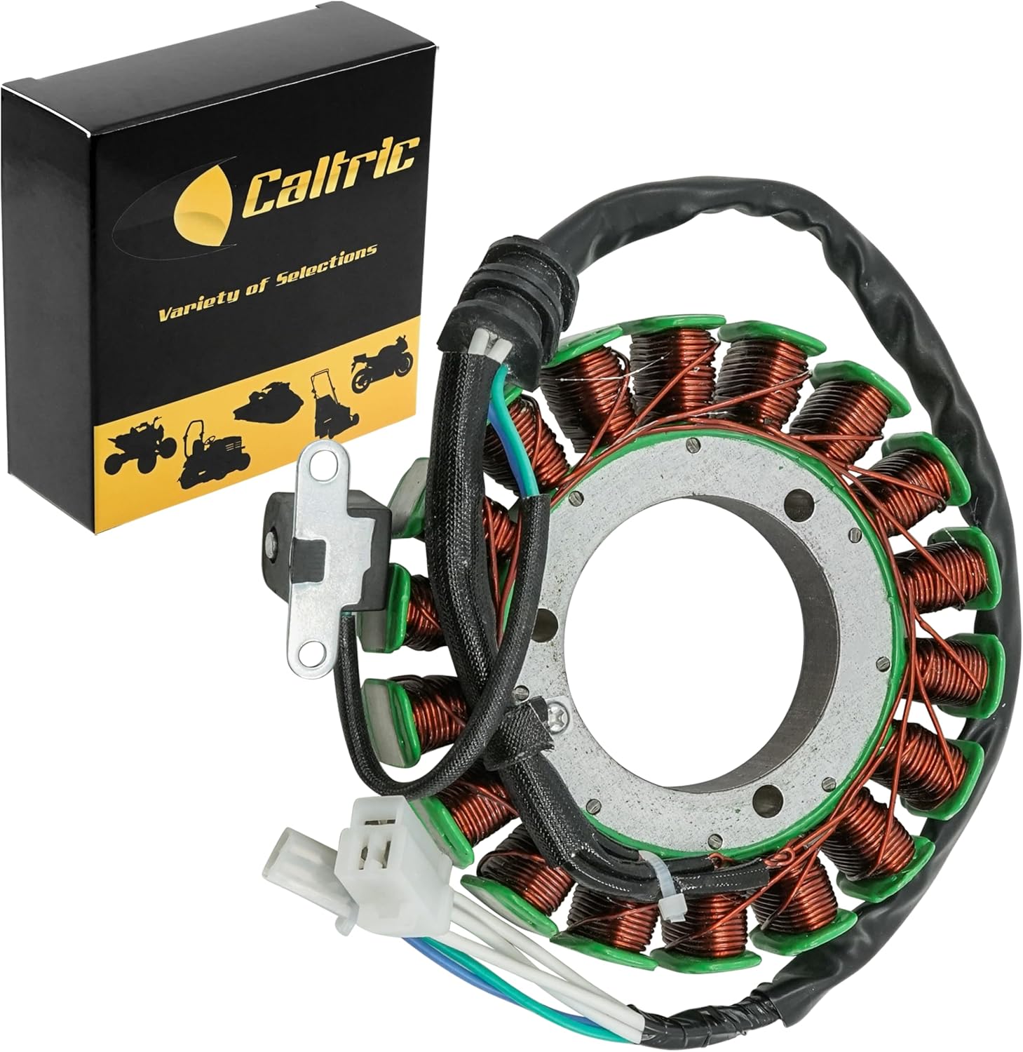 Caltric Stator Compatible With Yamaha 5El-81410-00-00 5El-81410-01-00 5Ks-81410-00-00 5Ks-81410-01-00 5Ks-81410-02-00 Magneto