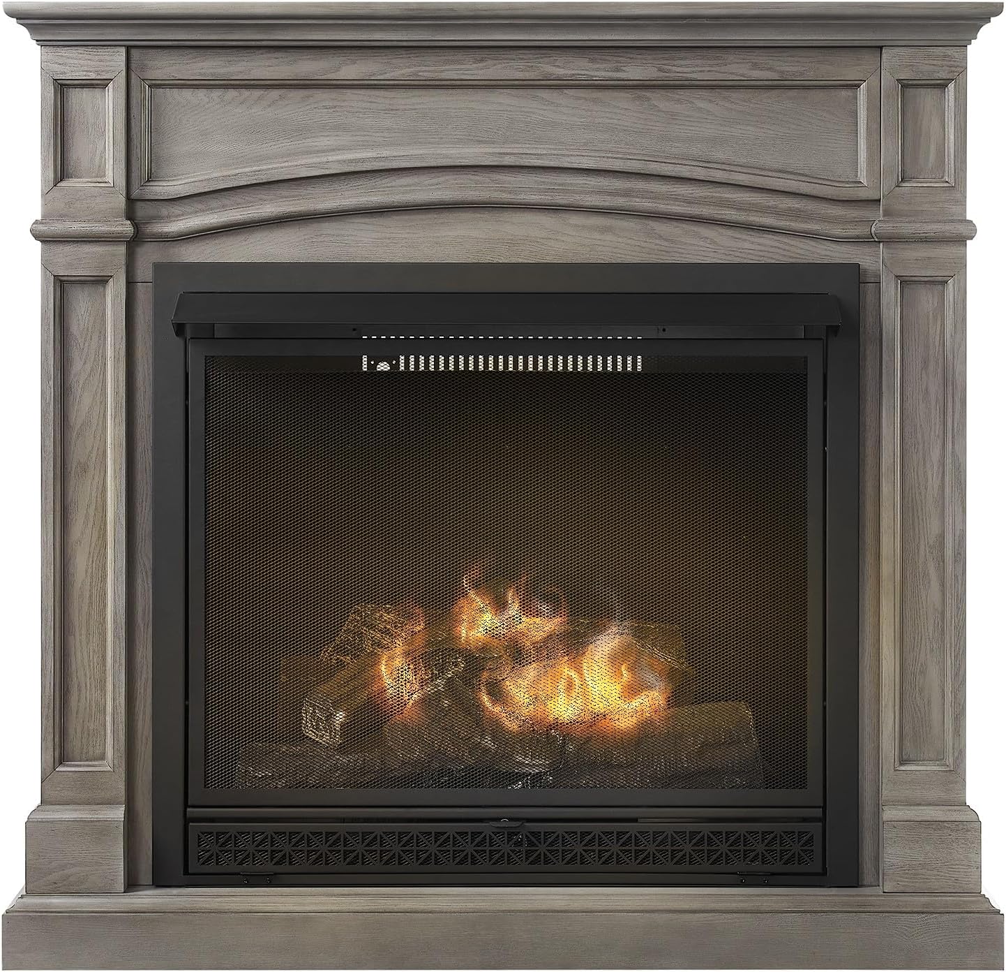 Comfort Glow Dual Fuel Ventless Gas Fireplace with Remote