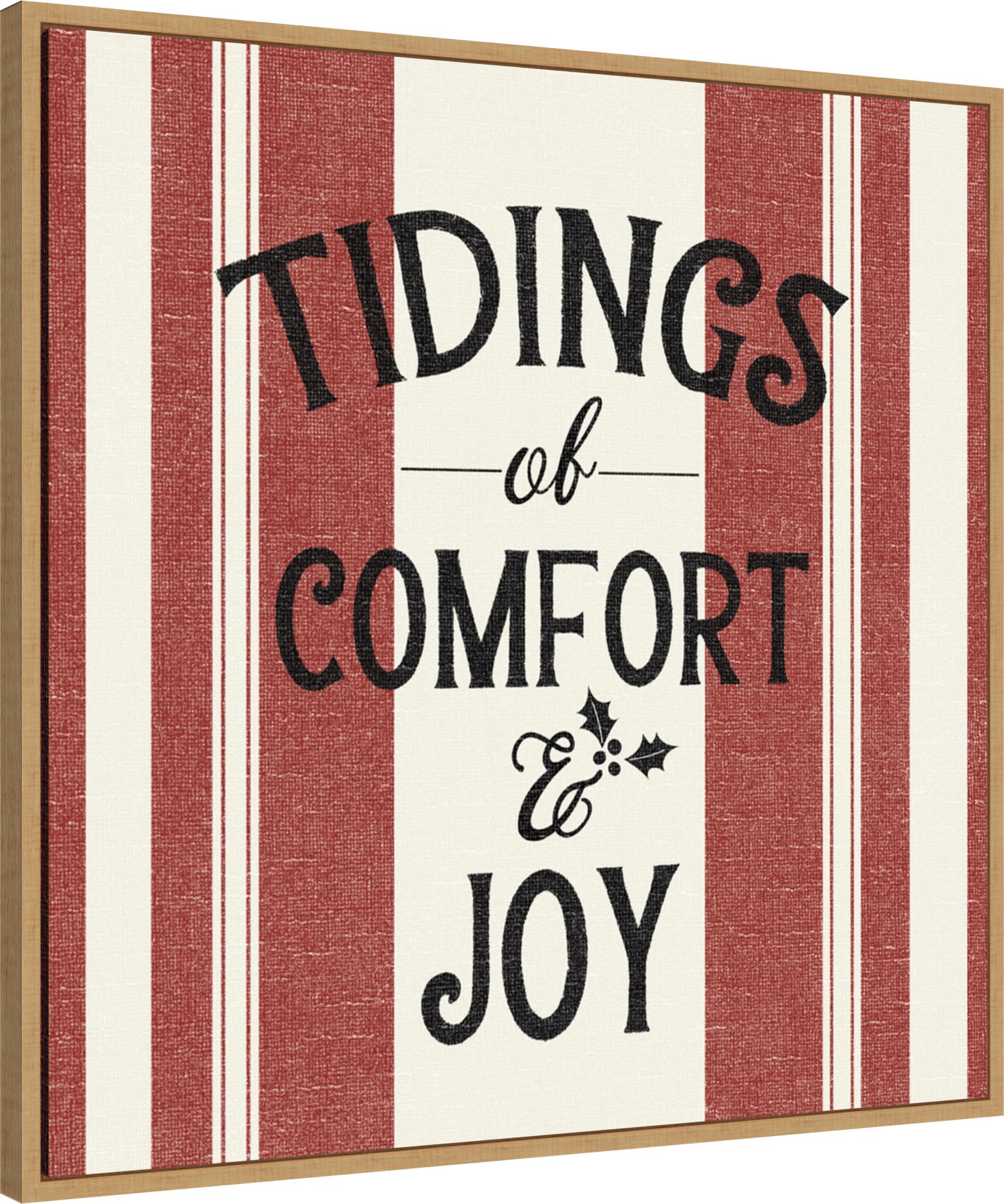 Amanti Art Framed Canvas Wall Art 30x30 Heartland Holiday III by Wild Apple Portfolio, Framed Wall Art Canvas, Holidays Artwork, Modern Decor, Large Poster Painting for Living Room, Bedroom,