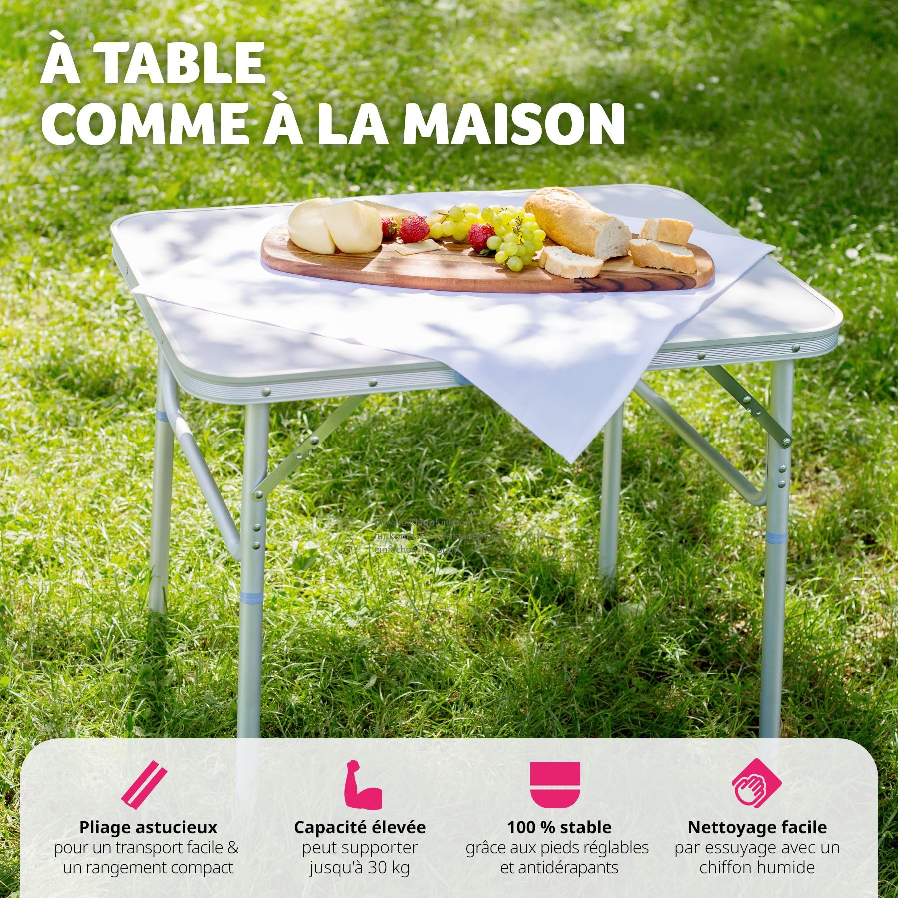 Table De Camping Pliante Portable,Table De Jardin,Tables De Pique-Nique