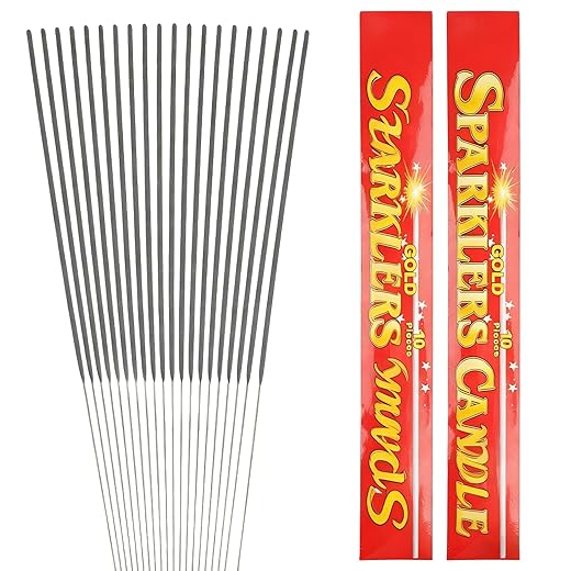 12in/50pcs Fairy Wedding Sparkler Labels, Send-Off Accessories for Weddings, Farewell Parties & Graduations (3-5 Days)