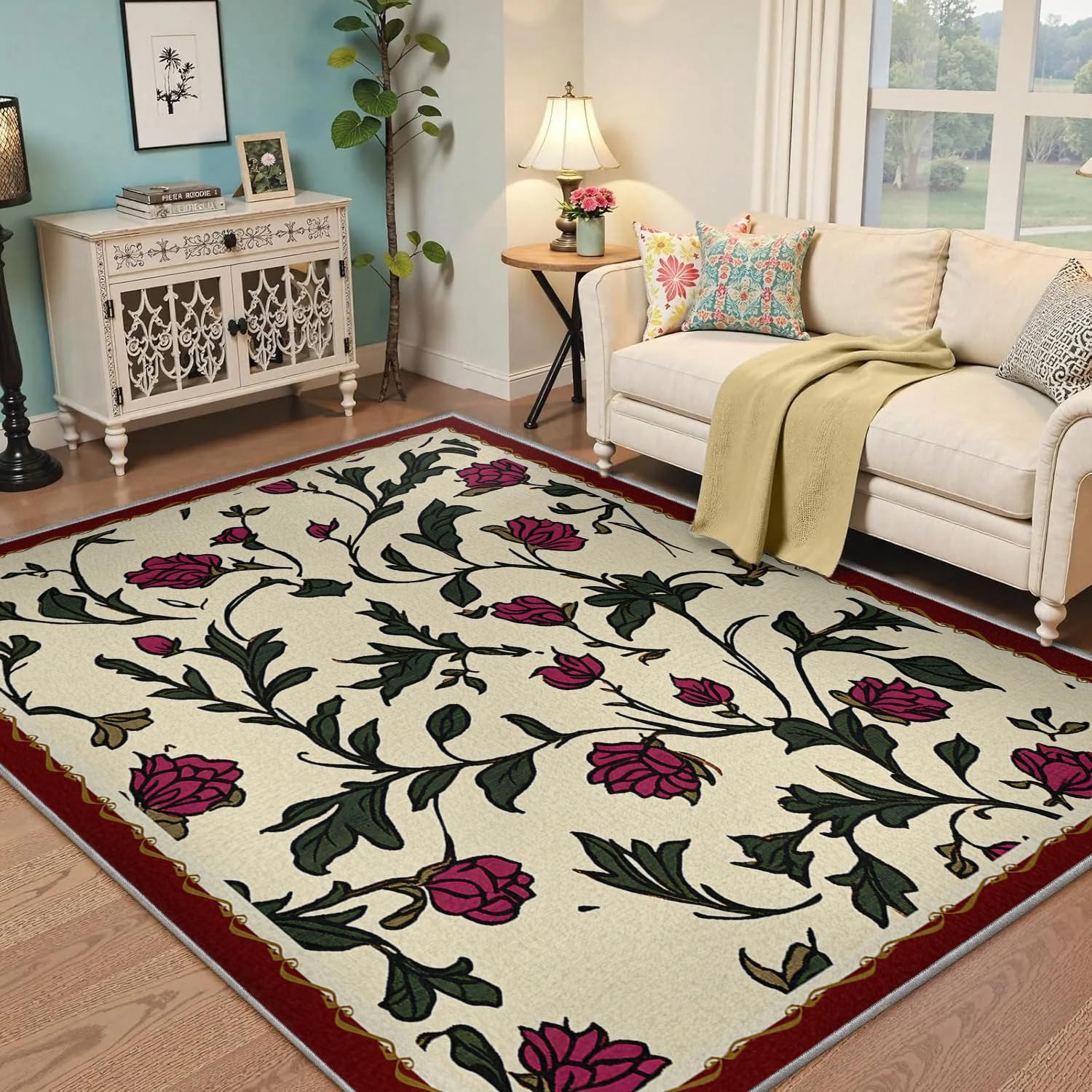 Tapis 60x120cm lavable pour habiller le salon ou la cuisine