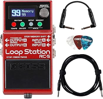 Amazon.com: Boss RC-5 Loop Station Bundle with Gearlux