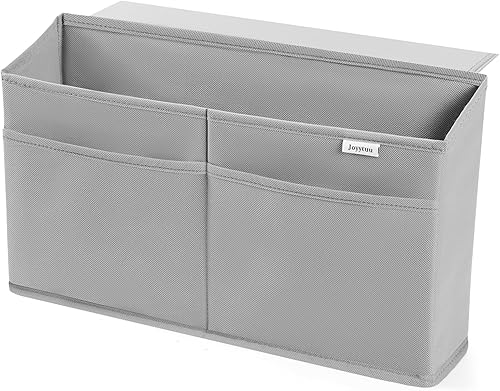 Miniatura 2 de Organizador colgante lateral de escritorio, bolsa de almacenamiento adhesiva con bolsillos para revista, iPad, cuaderno, para mesas auxiliares,