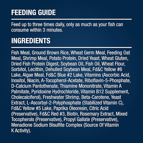 Tetra Pond Color Flakes Fish Food for Small Koi & Goldfish, 2.2 oz