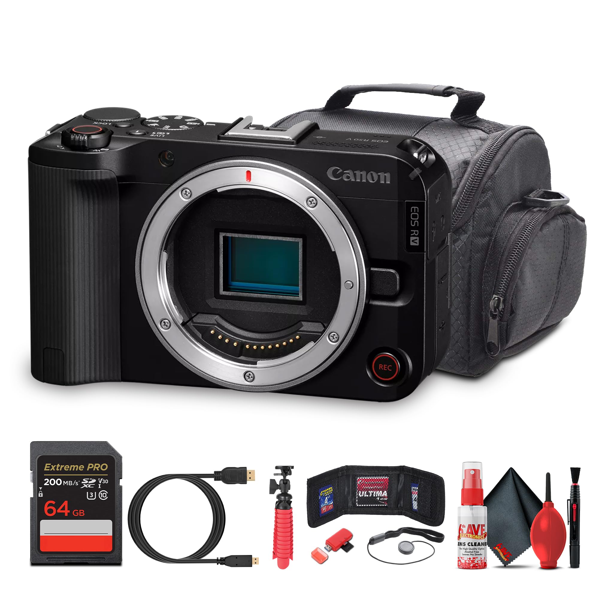 Amazon.com : Canon EOS R50 V Mirrorless Camera (6895C002