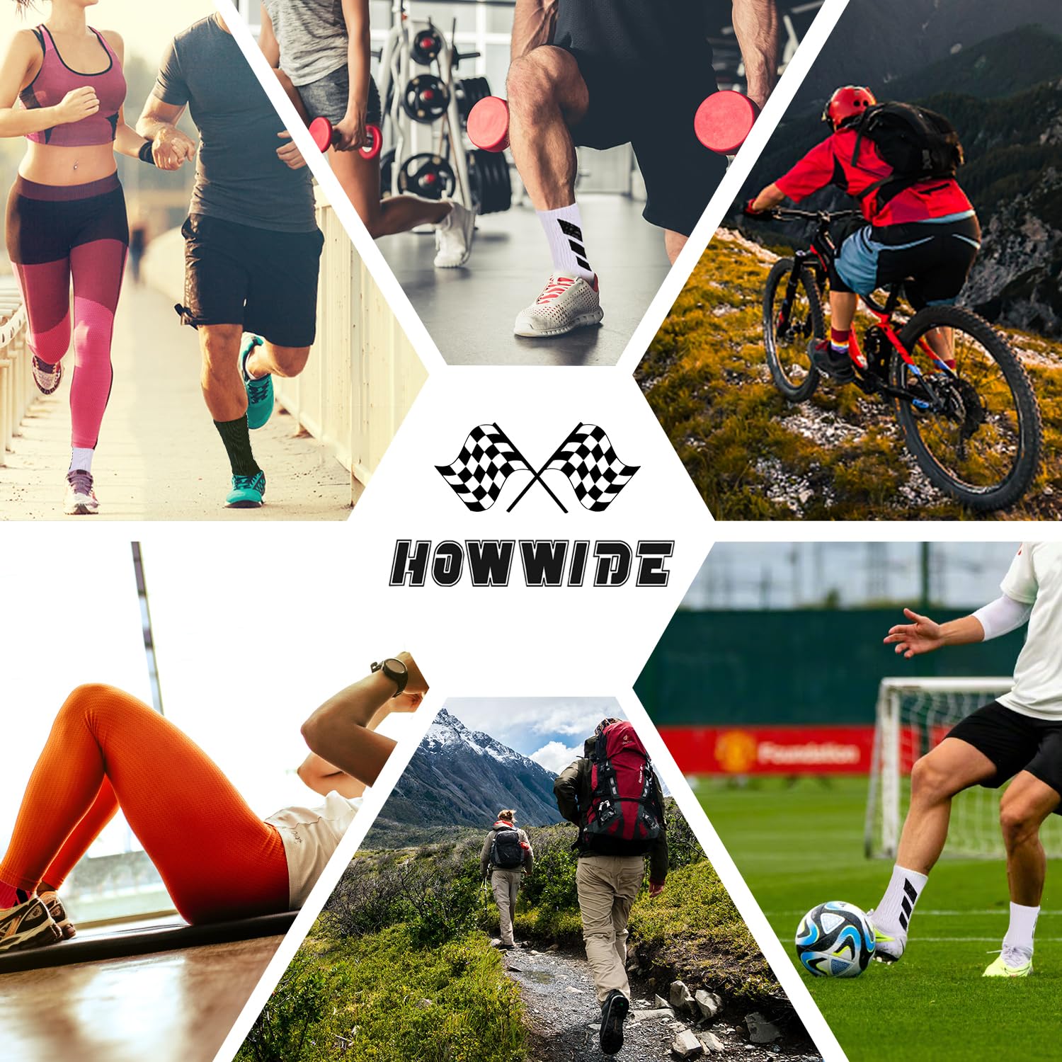 Calcetines de fútbol antideslizantes para fútbol y baloncesto