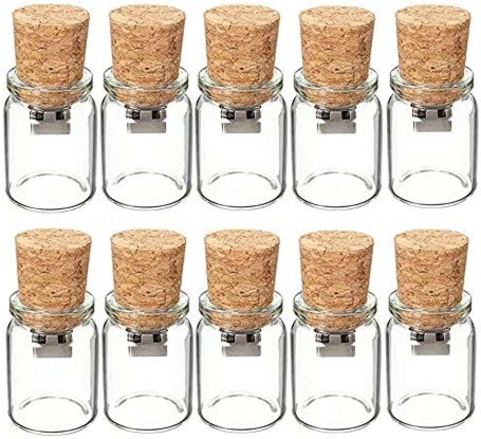 Chiavetta USB da 8 GB Chiavetta USB con bottiglia carina Drift Jar Chiavetta USB in vetro trasparente Chiavetta USB per regalo, 64 GB