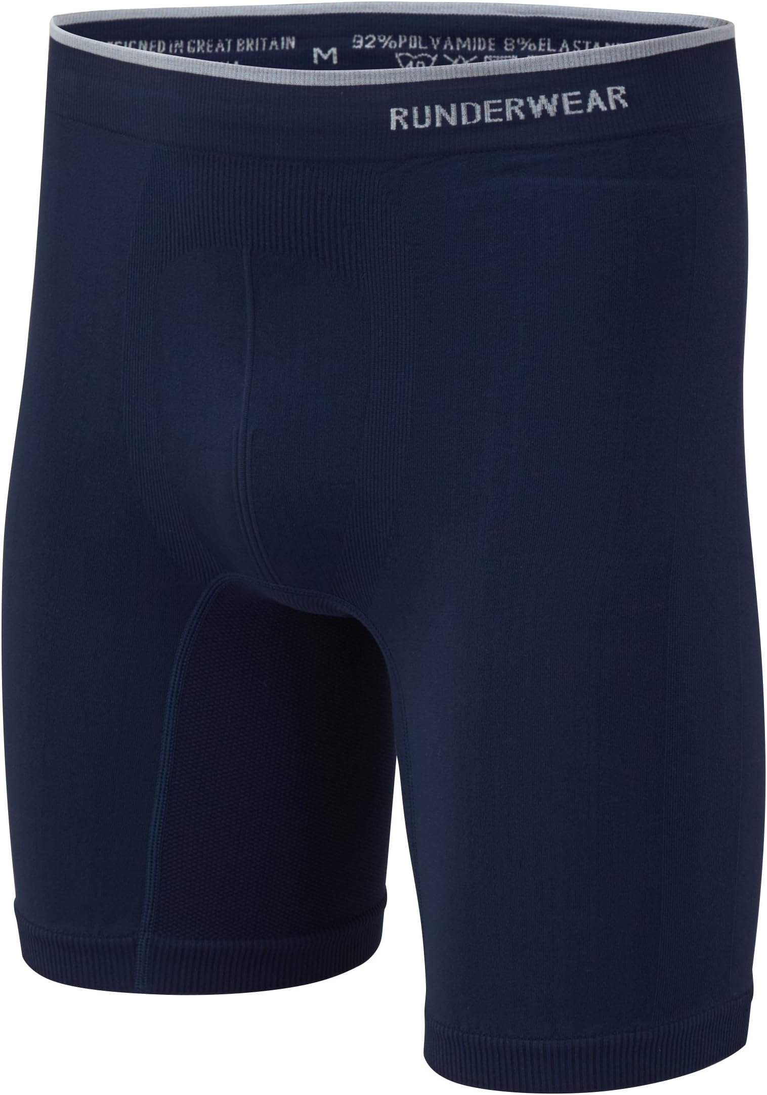 Runderwear Men's Long Boxer Shorts | Chafe-Free Performance Underwear with Seamless Technology