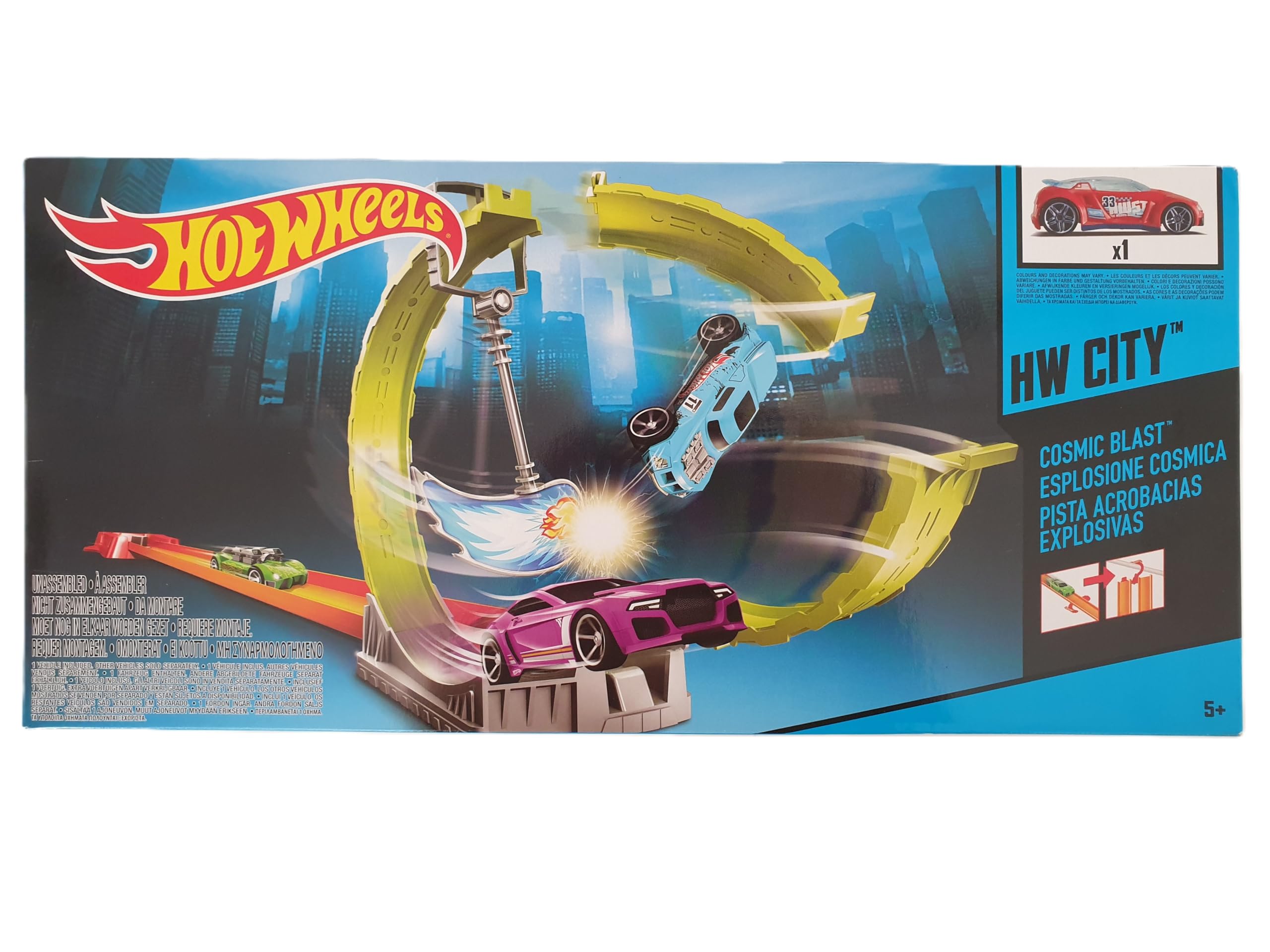 Hot Wheels Cosmic Blast Track Set