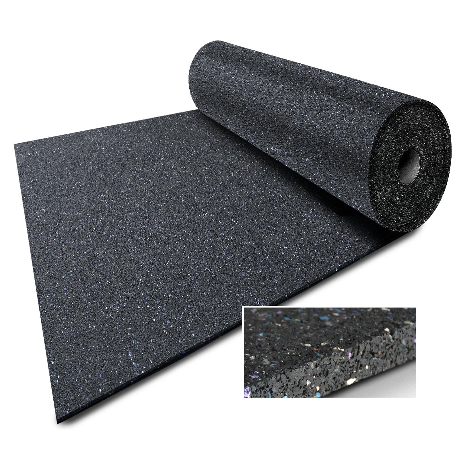 Floordirekt Tappetino antivibrazione | Tappetino antiscivolo in 4 spessori e molte dimensioni | Adatto per ambienti umidi | Resistente agli strappi, antiscivolo e ammortizzante | Uso universale (125 x