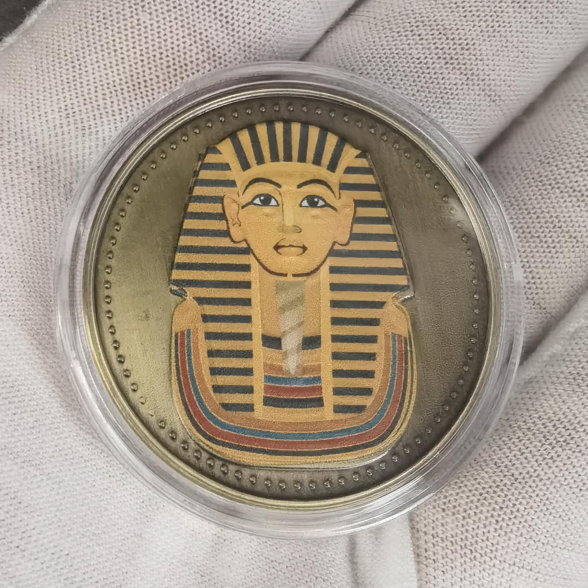 Gold Plated Anubis Coin YKshop Gold Plated Anubis - Egyptian Guardian Of  Death Collection Piece With Acrylic Case Challenge Coin
