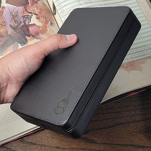 Miniatura 4 de Forged Dice Co. Estuche para dados puchmáticos de alta calidad, protección de juego de dados poliédricos con filas forradas de fieltro y cierre