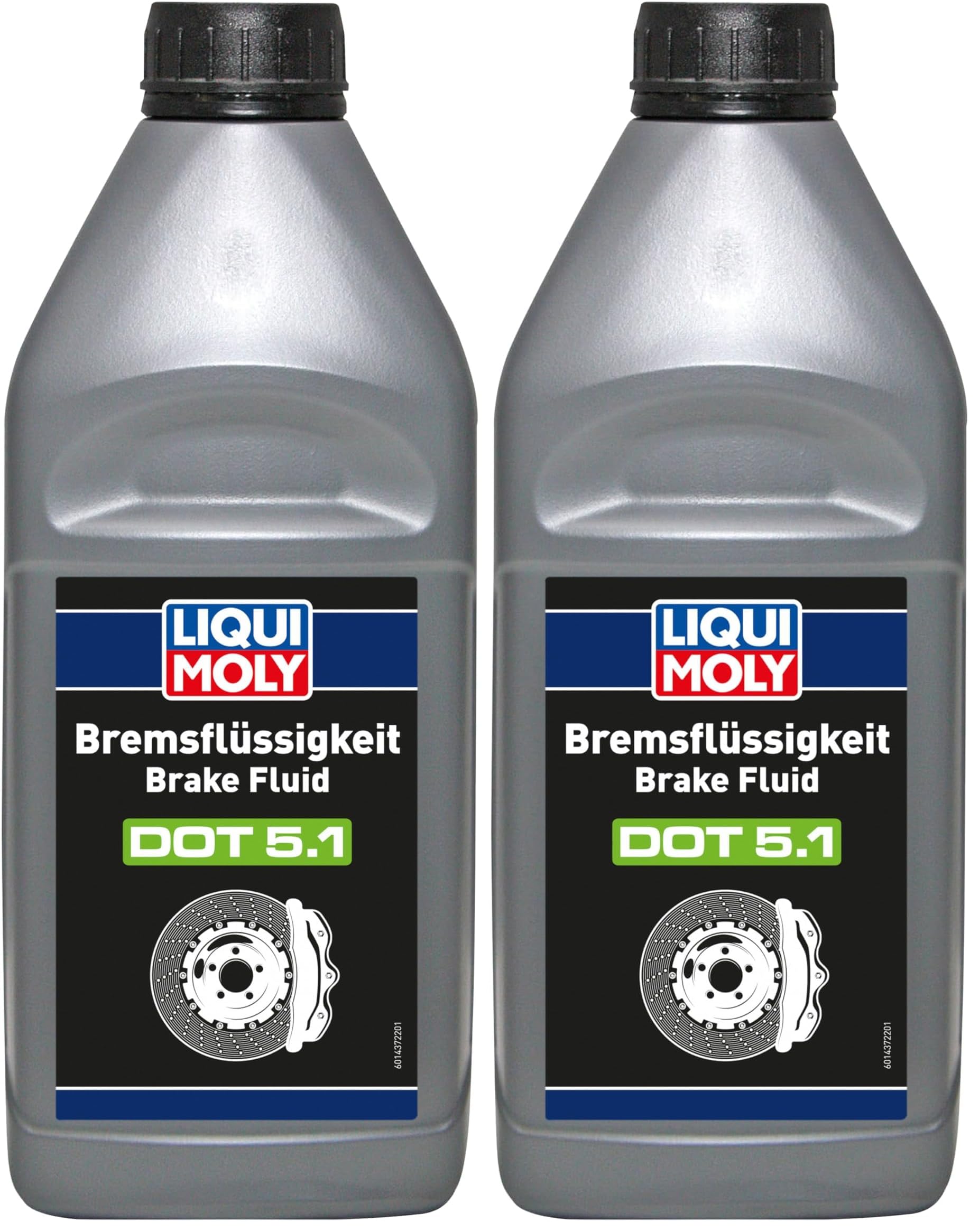 Liqui Moly Bremsflüssigkeit DOT 5.1 | 1 L | Bremsflüssigkeit | Art.-Nr.: 21162 (Packung mit 2)