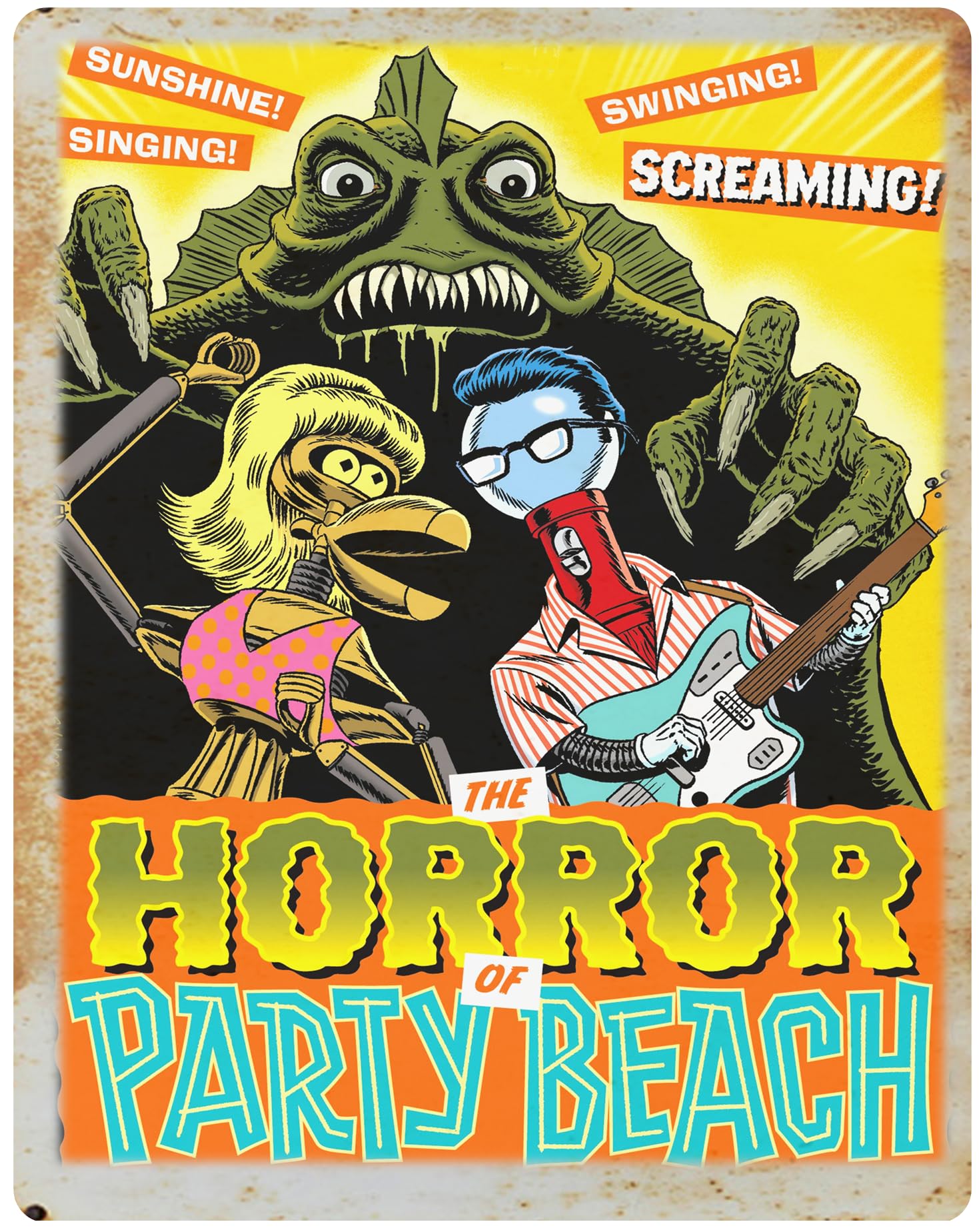 Mystery Science Theater Rusty Barn Sign Sticker - The Horror of Party Beach - MST3K Deep 13 Gizmonics