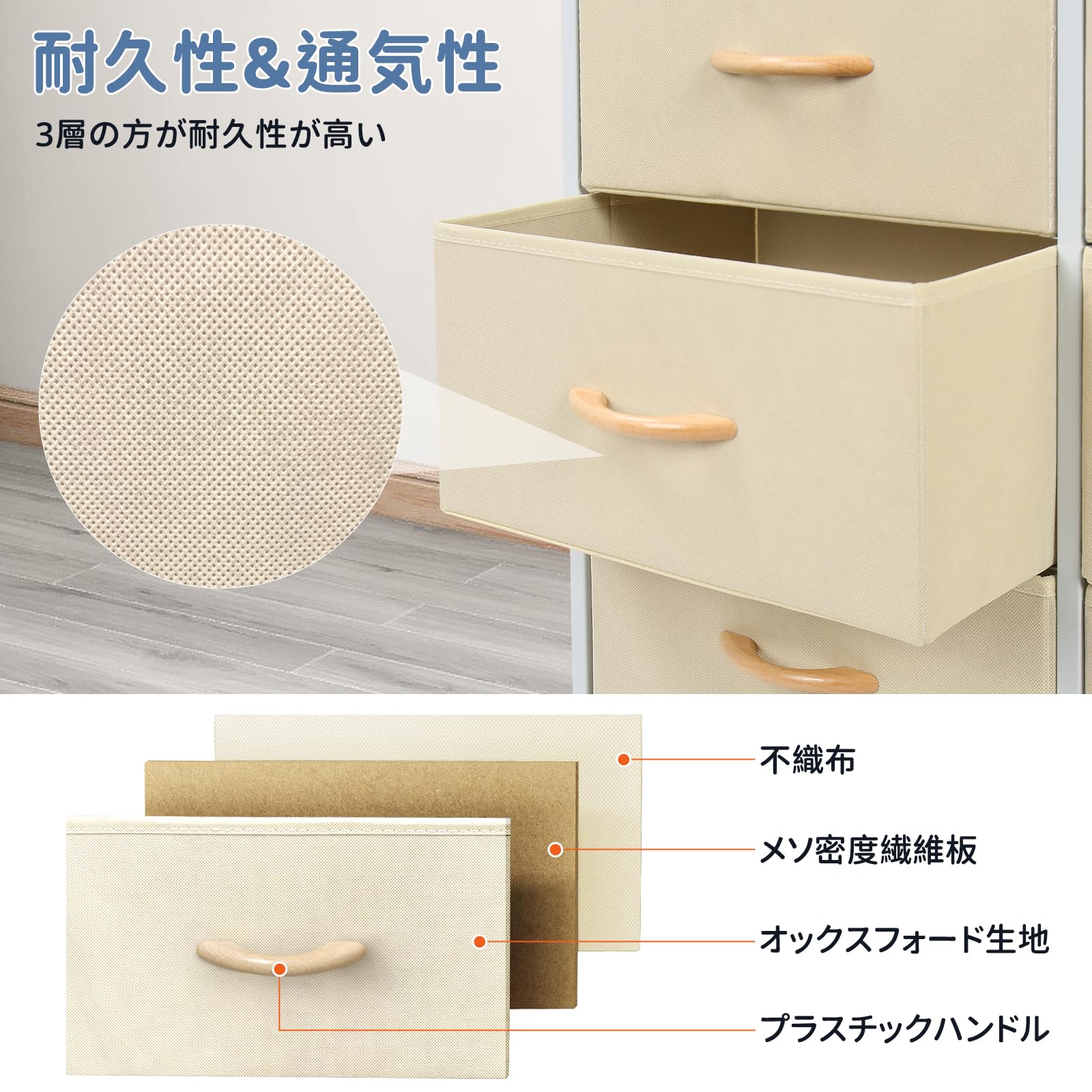 Amazon｜[ClutterFree] チェスト タンス 収納チェスト リビング 収納