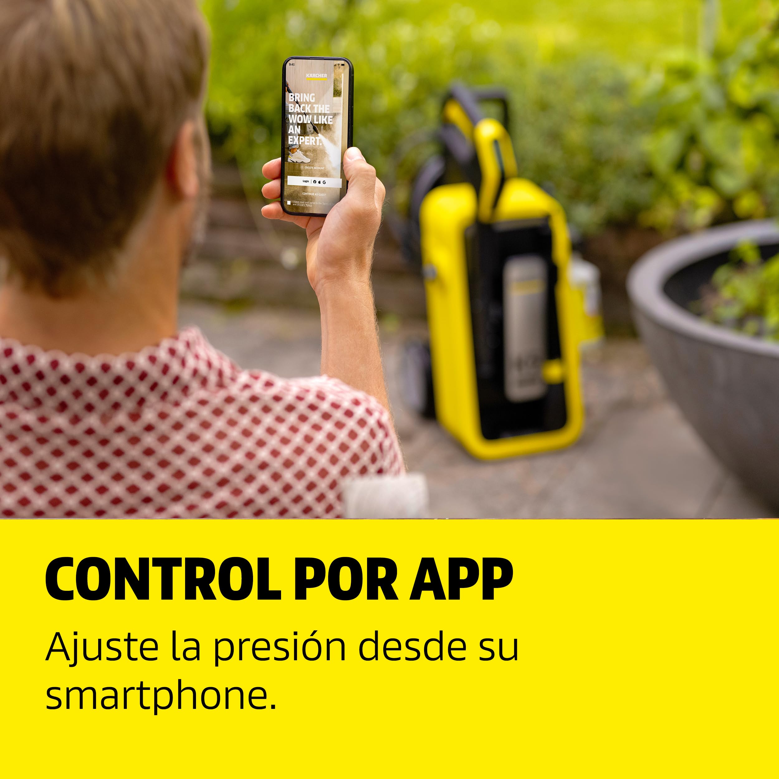 Kärcher hidrolimpiadora K 7 Comfort Premium Connect Home, presión: máx. 180 Bar, caudal: 600 l/h, área: 60 m²/h, Manguera de Alta presión, Tambor para Manguera, Control Mediante App, Home Kit