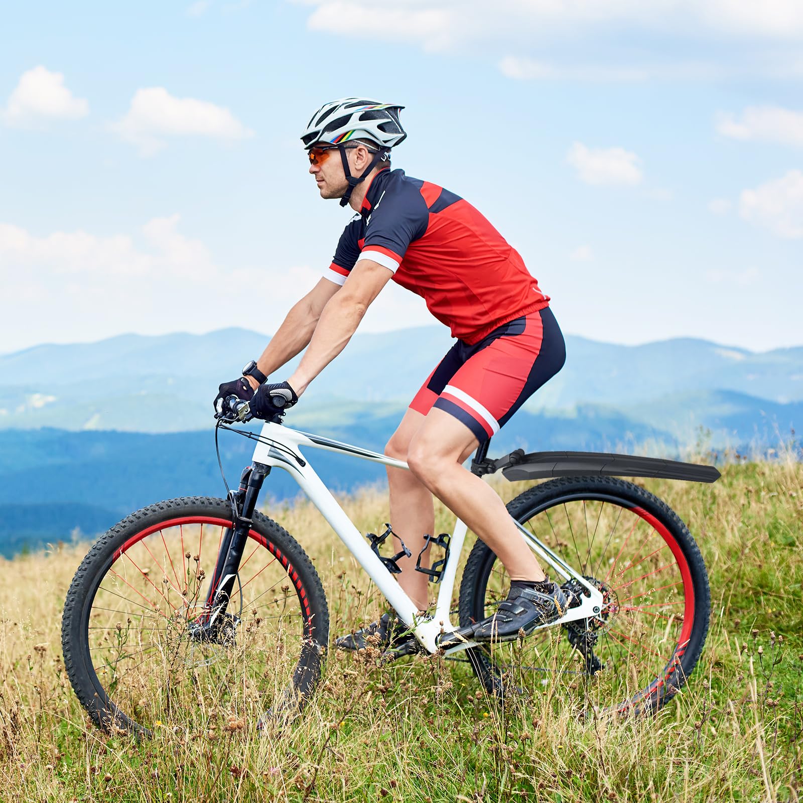 Błotnik rowerowy uniwersalny, szybki demontaż, do wszystkich rowerów górskich, szosowych, MTB, pasuje do rozmiarów 24-29"