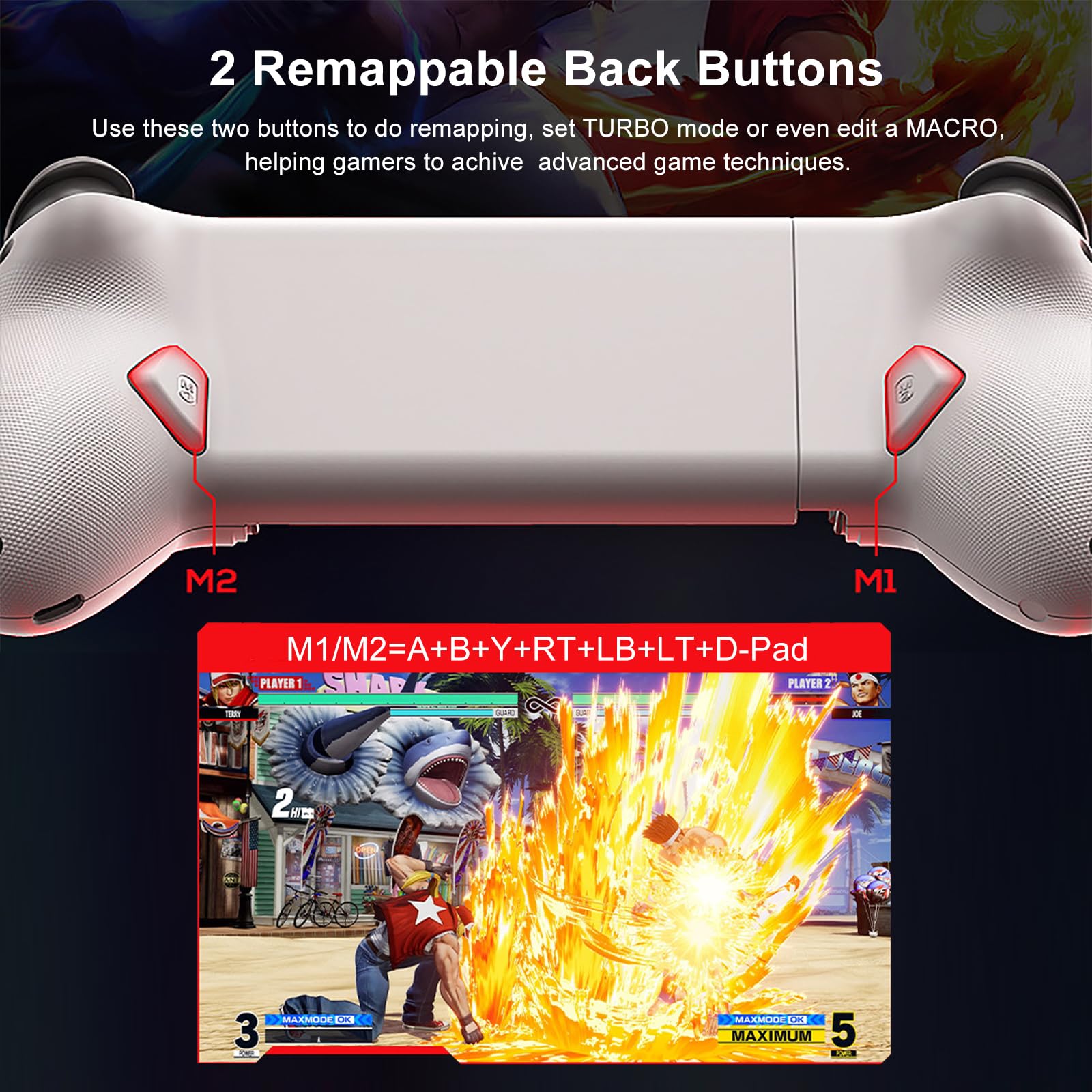 Megadream USB C Game Controller für iPad/Tablet (6.7-11in kompatibel), Plug and Play Gamepad Joystick, Remote Play Controller für PS5/Xbox/PC, Cloud Gaming, Hall Joystick/Trigger, Passthrough Charging