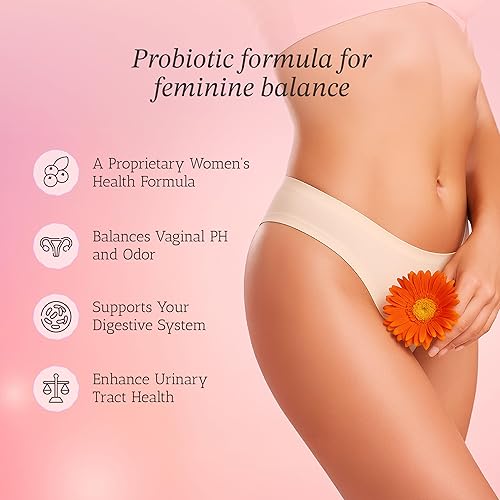 Miniatura 7 de Vitamin Bounty Probióticos Pro-50 y paquete de probióticos y prebióticos para mujeres, defensa BV y equilibrio de pH, 13 cepas probióticas, salud