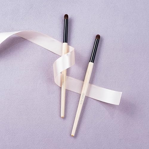 Miniatura 111 de Cepillo plano para cejas, pincel delineador de ojos en ángulo fino y cepillo de pestañas, cepillo de cejas en ángulo fino, cepillo plano para cejas