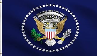 DMSE U.S.A. Presidential President Seal POTUS Flag 3X5 Ft Foot 100% Polyester 100D Flag UV Resistant (3' X 5' Ft Foot)