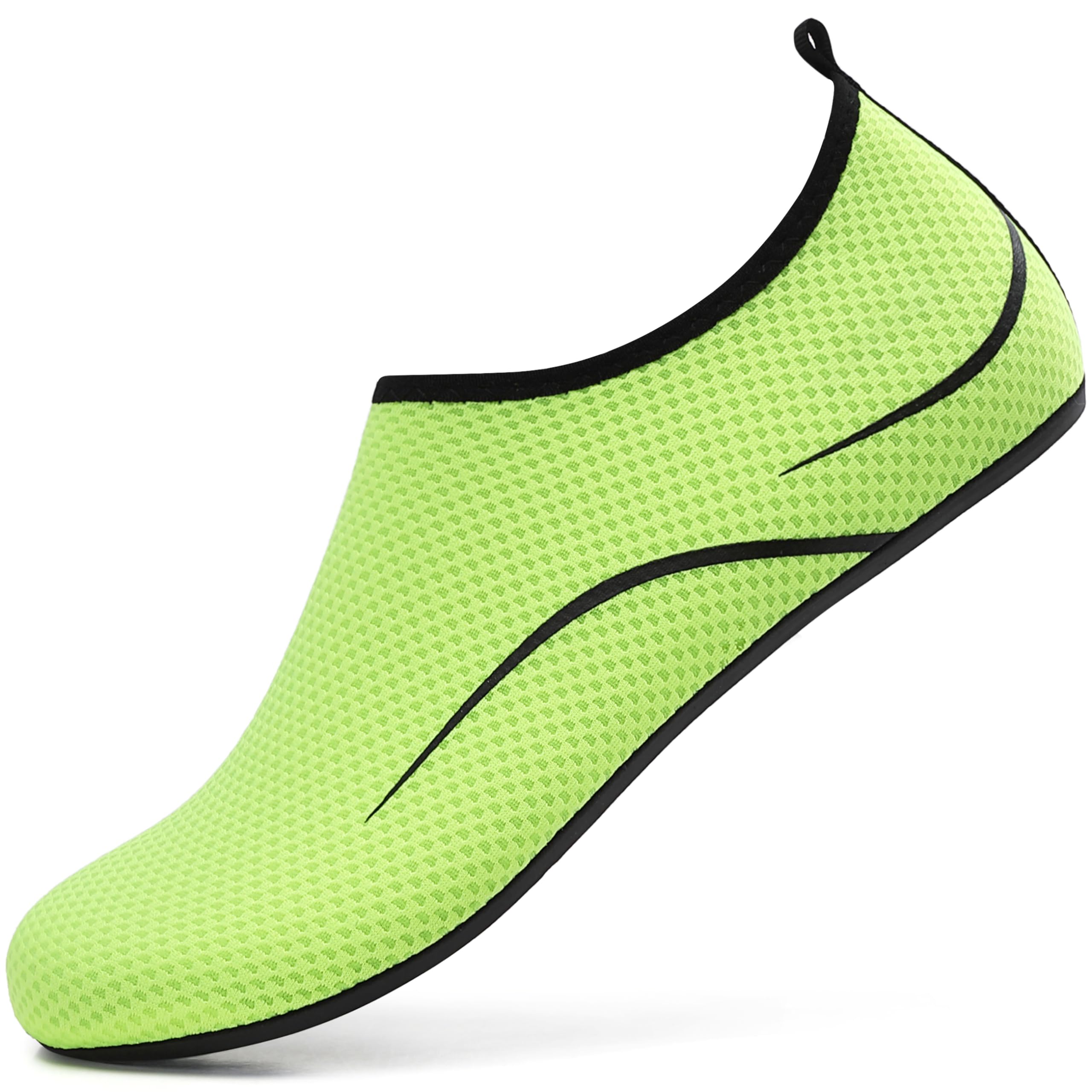 WOELIVE Scarpe da Immersione Donna Uomo, Scarpe da Scoglio Spiaggia Corsa Stivali Corti Traspirante Acqua ad Asciugatura Rapida Nuoto Surf Immersioni Sport Yoga Nero 36-47EU